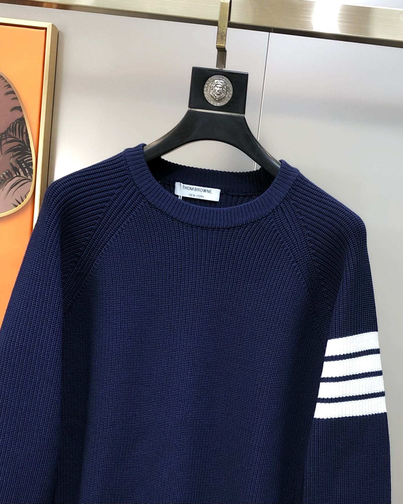 Thom Browne Male Basic Clothing Wool Blue M-xl