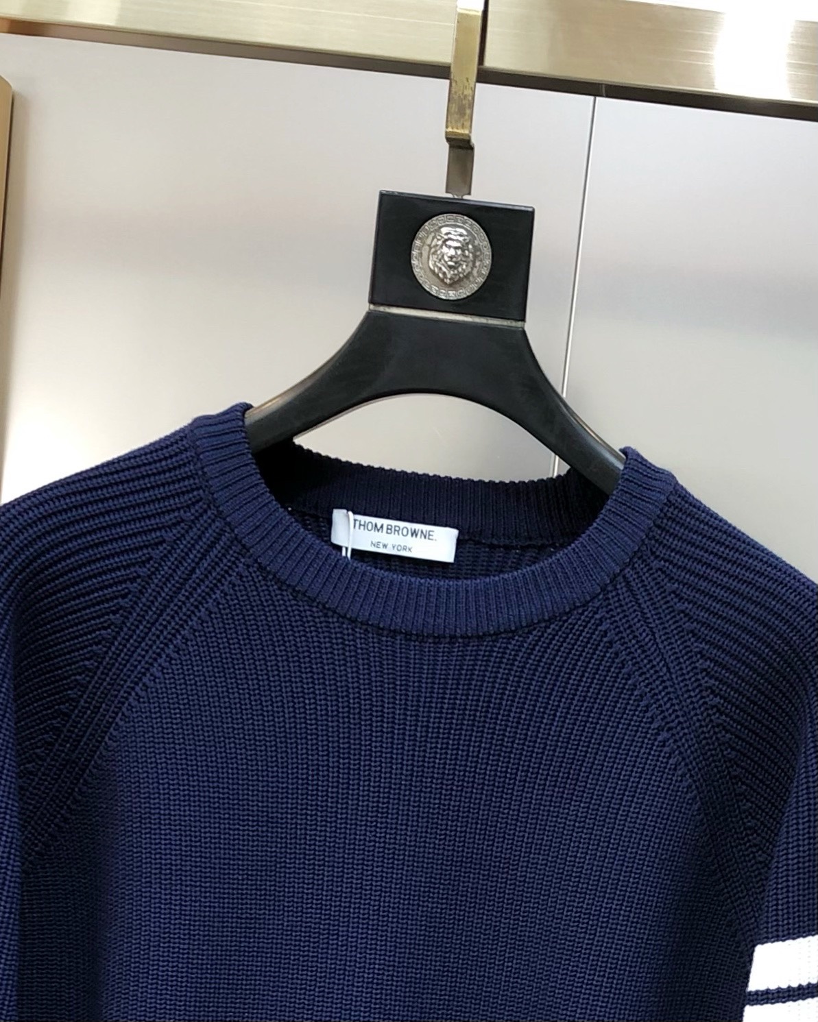 Thom Browne Male Basic Clothing Wool Blue M-xl