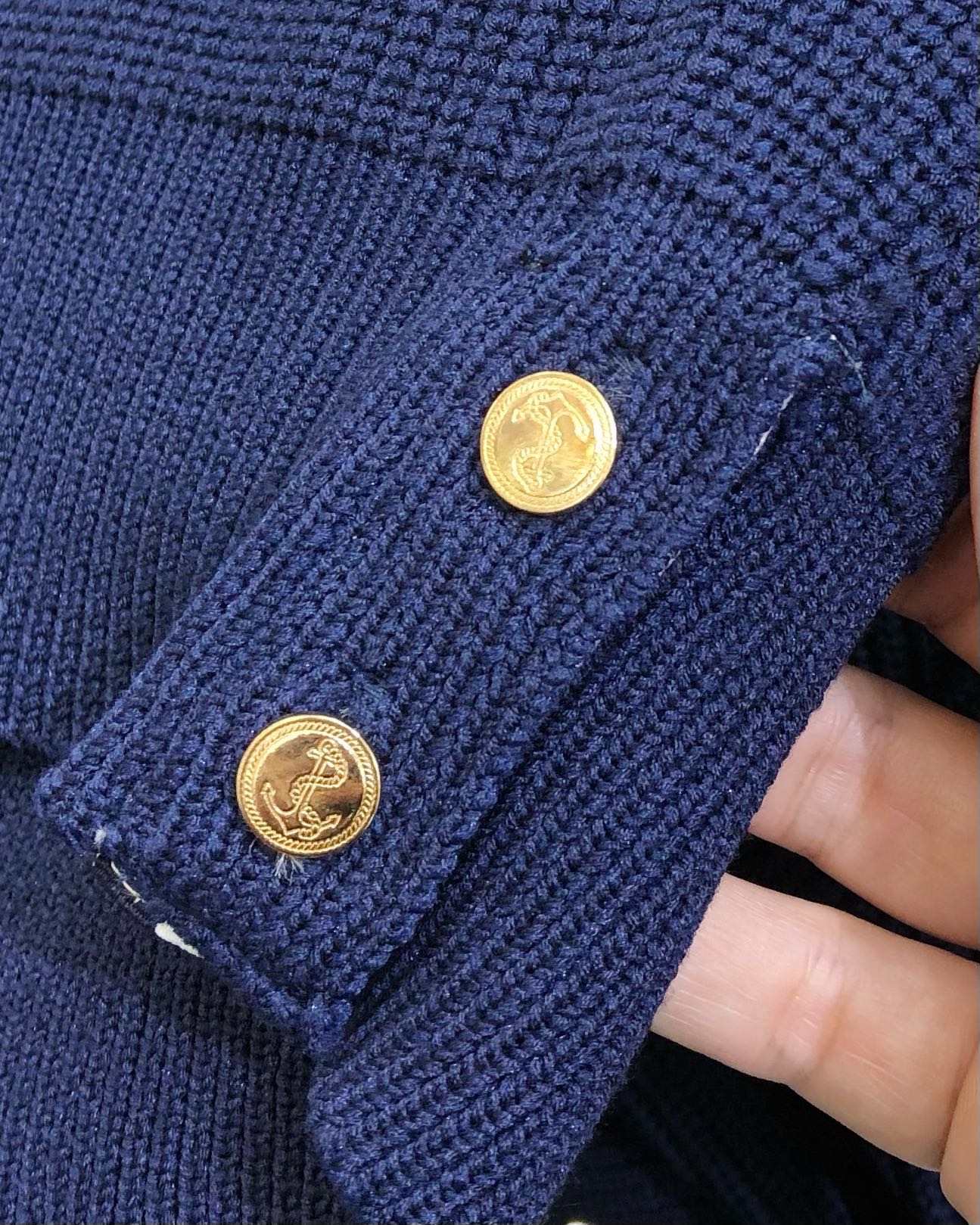 Thom Browne Male Basic Clothing Wool Blue M-xl