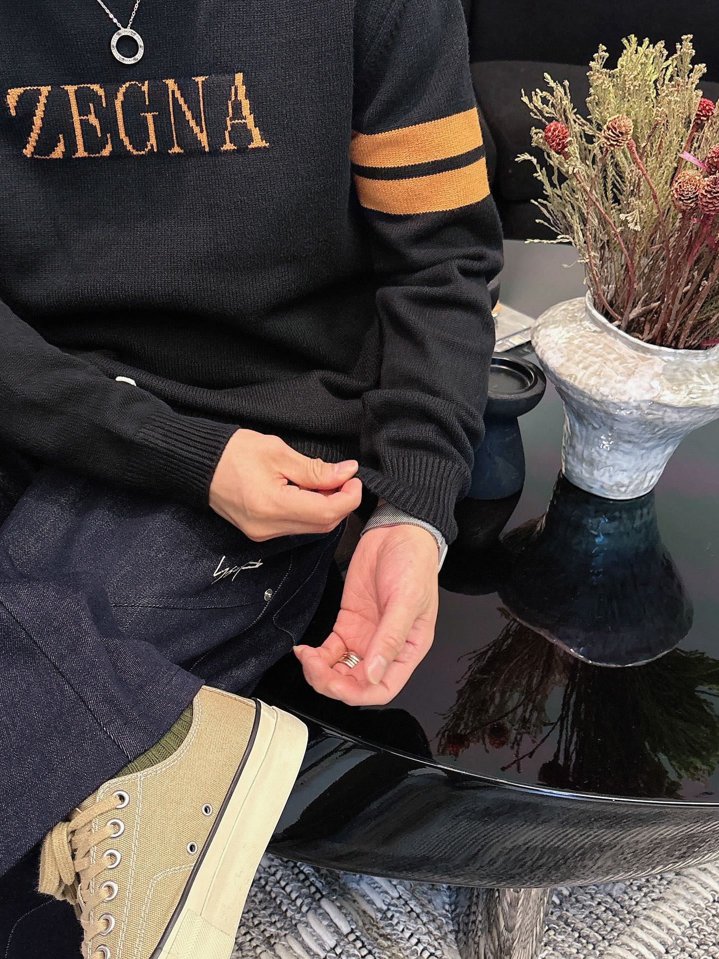 Male Basic Clothing Wool Loose Fit M-xl