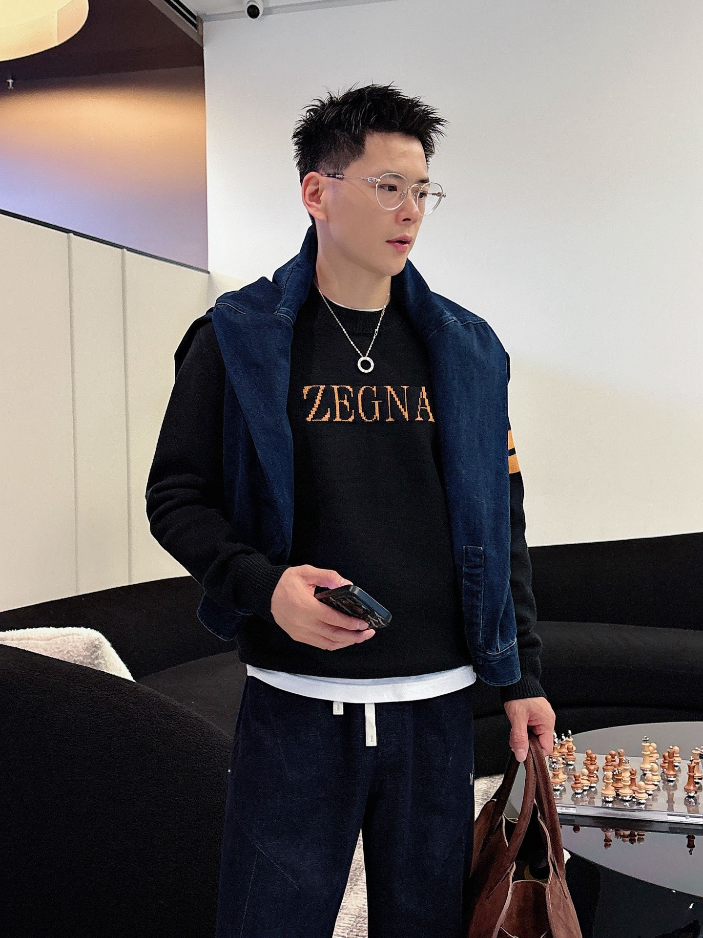 Male Basic Clothing Wool Loose Fit M-xl