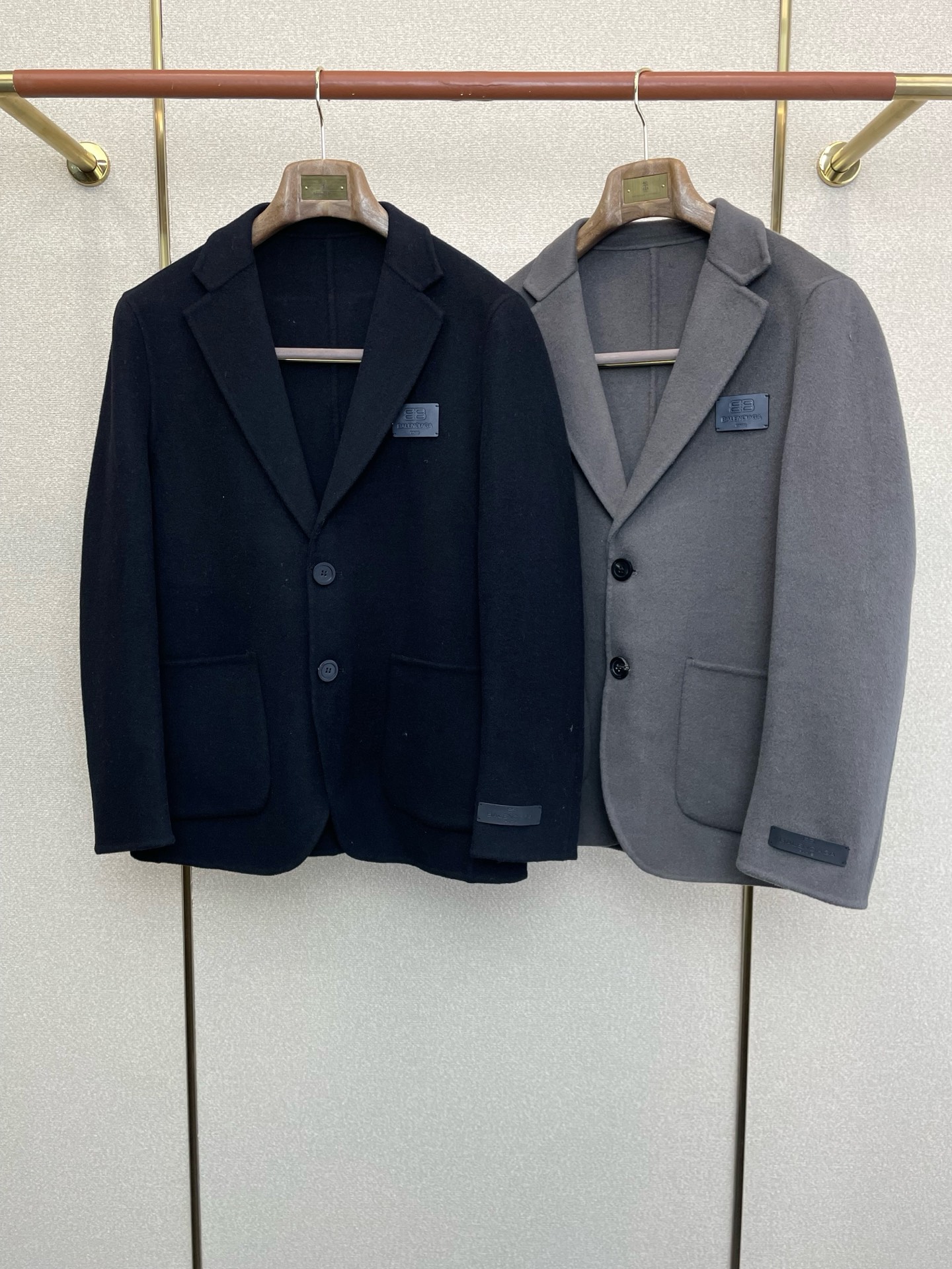 Balenciaga Male Basic Clothing Wool Slim Fit M-l-xl