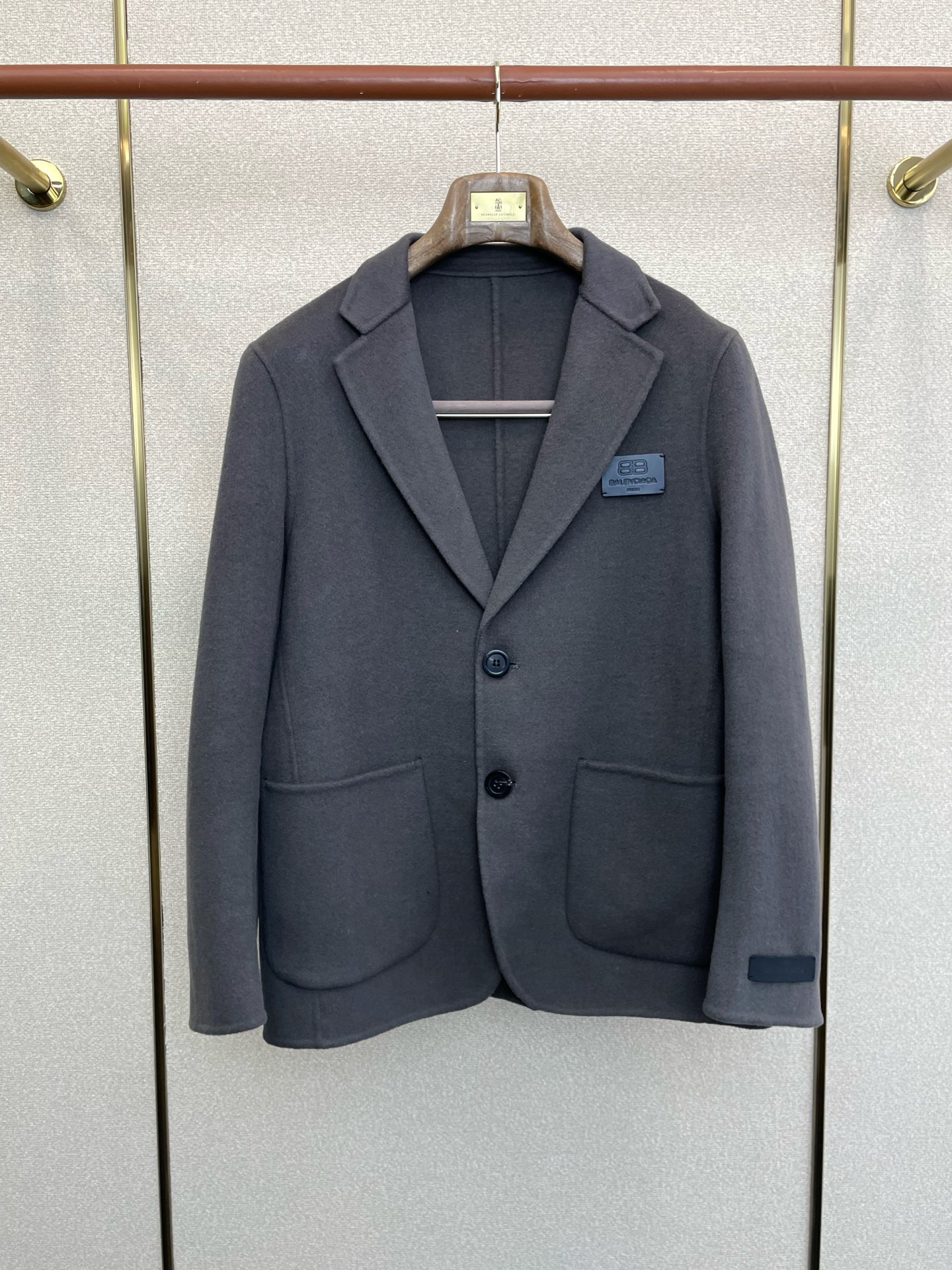 Balenciaga Male Basic Clothing Wool Slim Fit M-l-xl