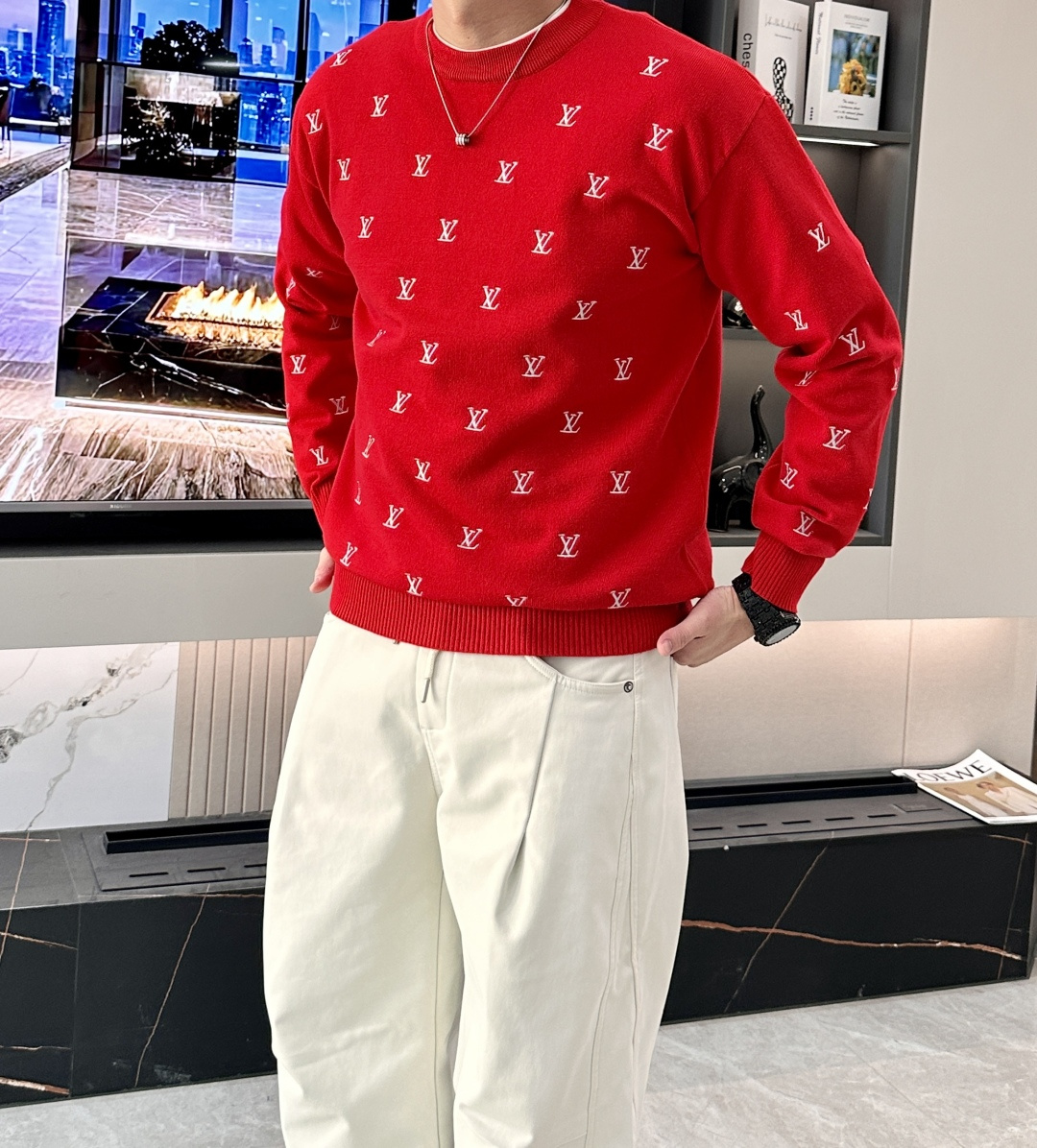 Louis Vuitton Basic Clothing Wool M-l-xl