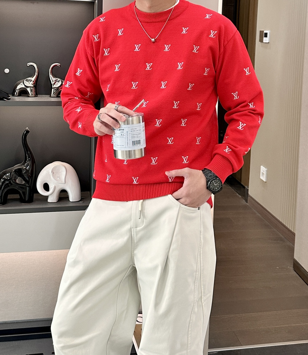 Louis Vuitton Basic Clothing Wool M-l-xl