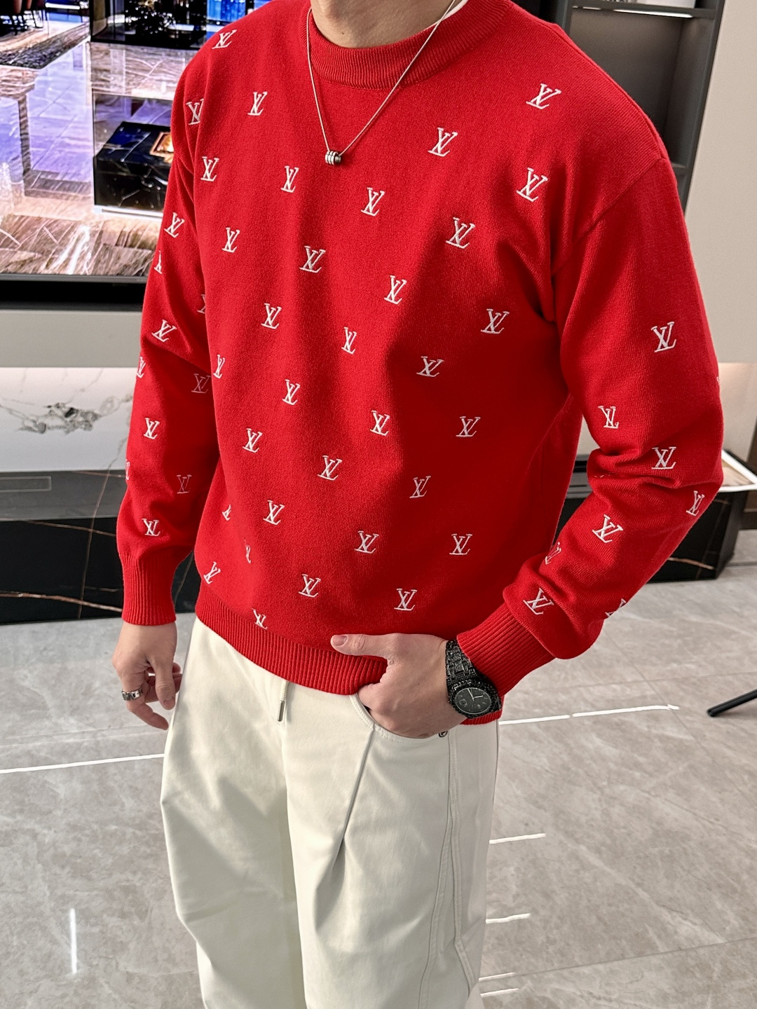 Louis Vuitton Basic Clothing Wool M-l-xl