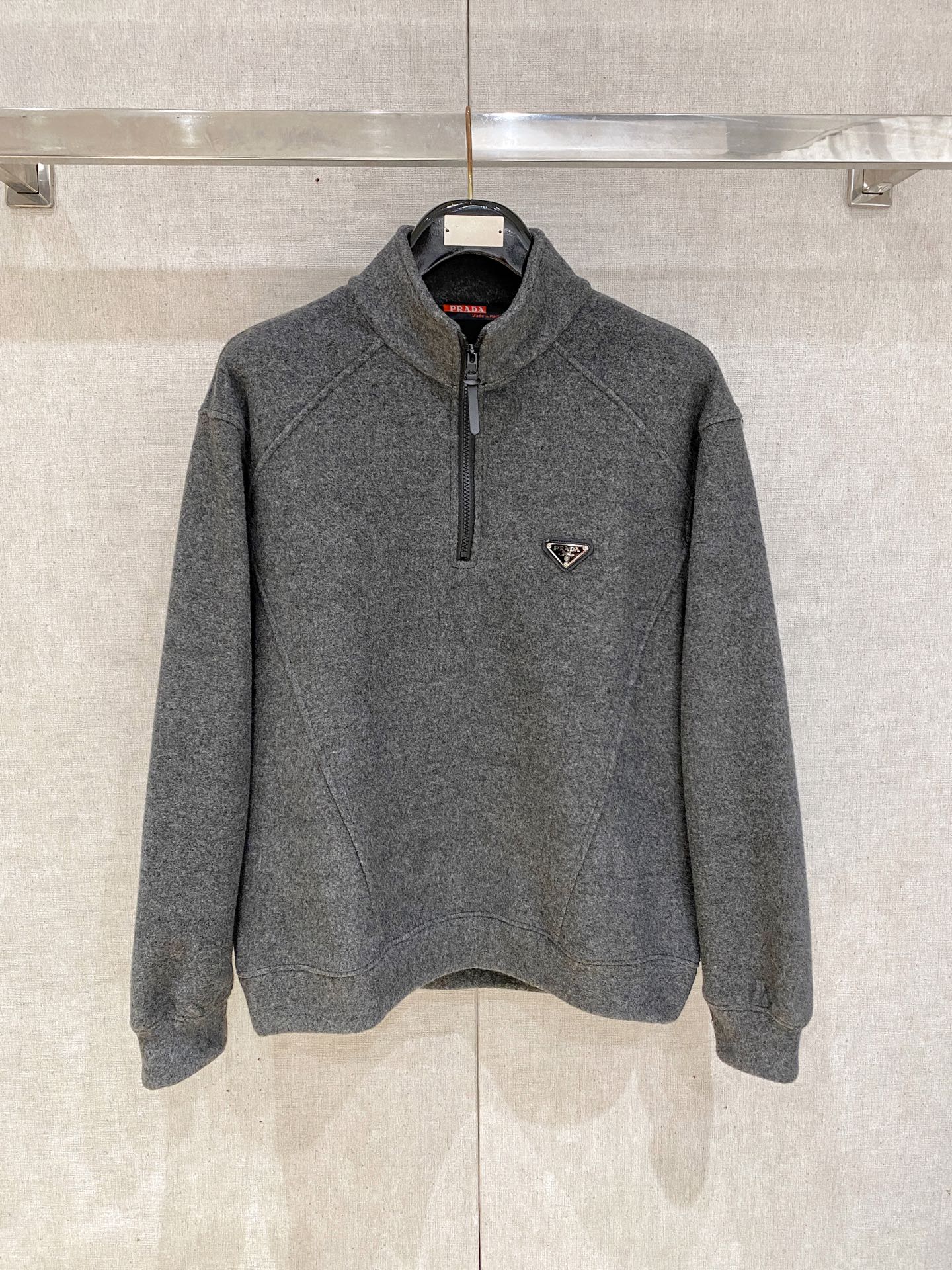 Prada Hoodie Fleece Lined M-xl