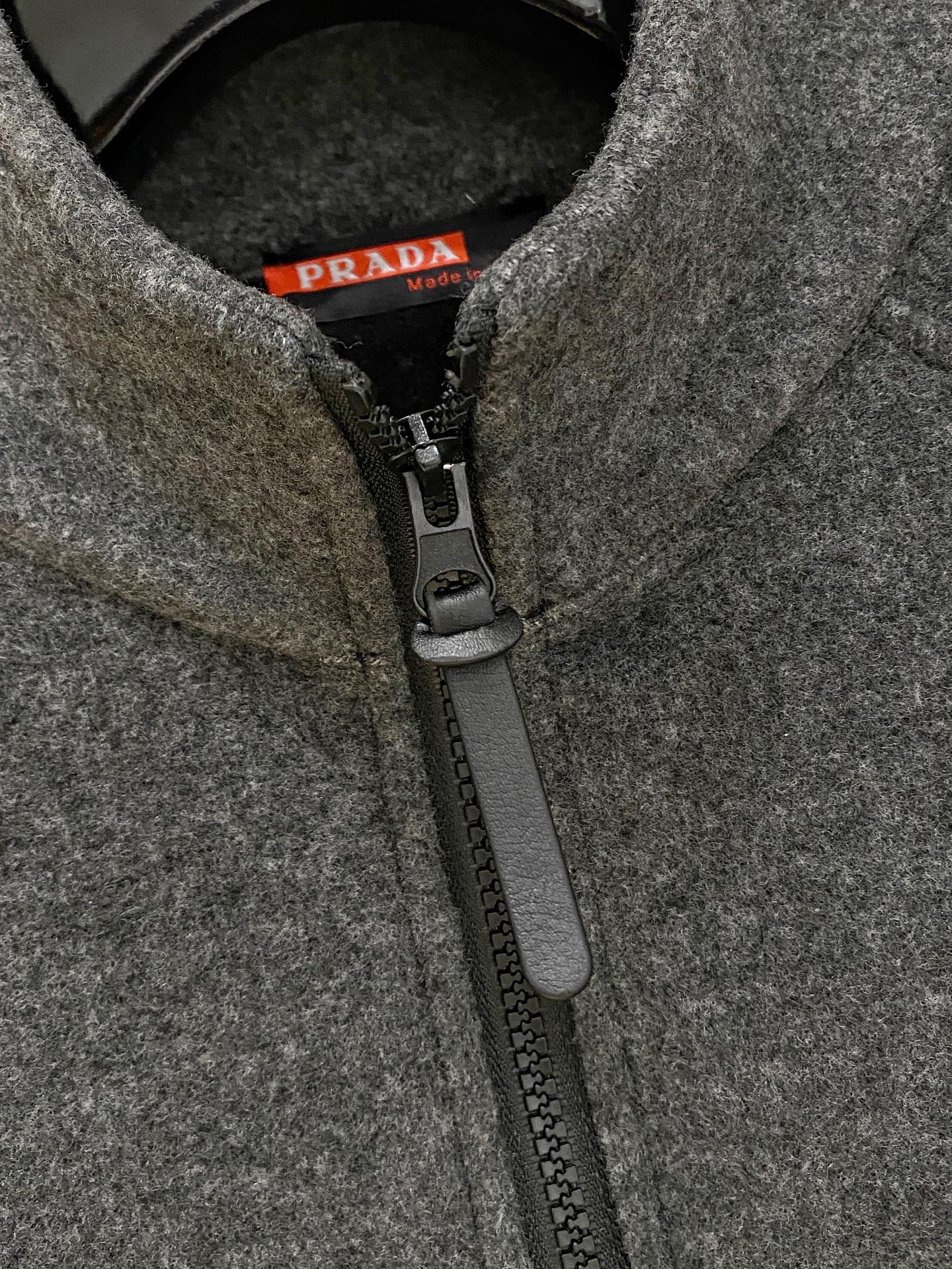 Prada Hoodie Fleece Lined M-xl