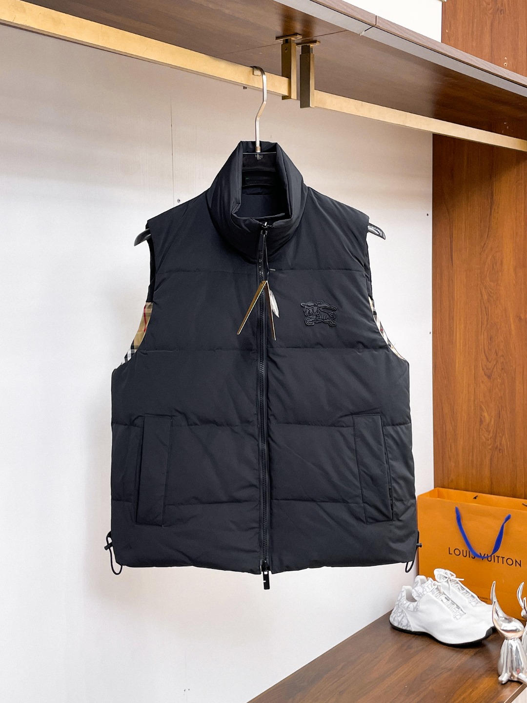 Burberry Couple Down Vest Goose Down M-l-xl