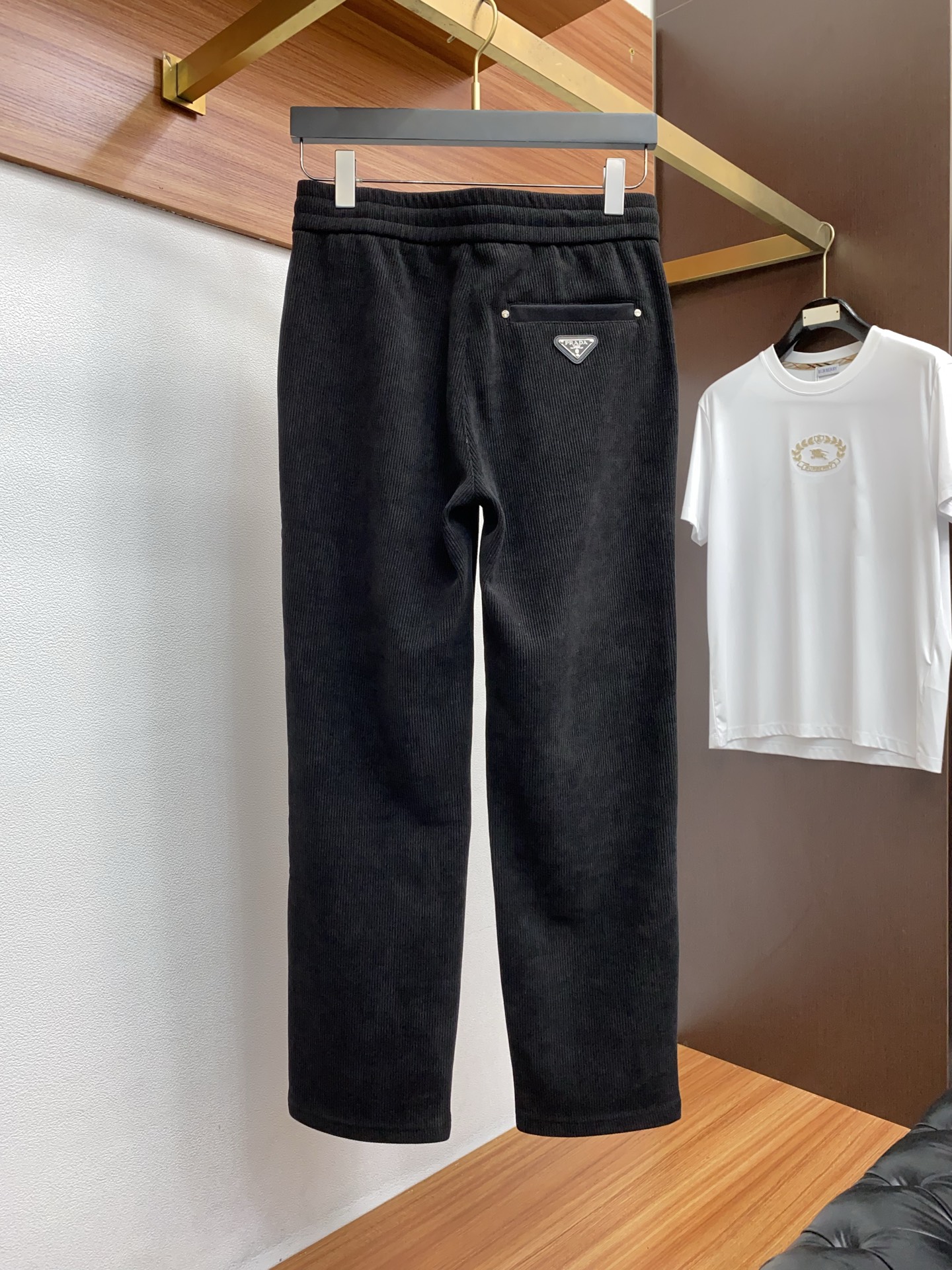Prada Male Basic Clothing Cotton