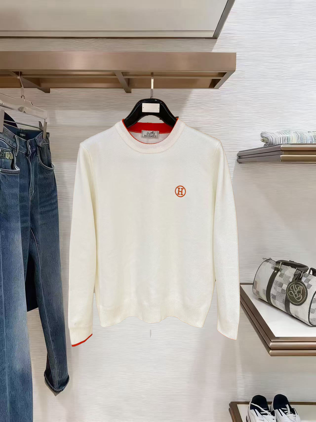 Hermès Basic Clothing Wool M-xl