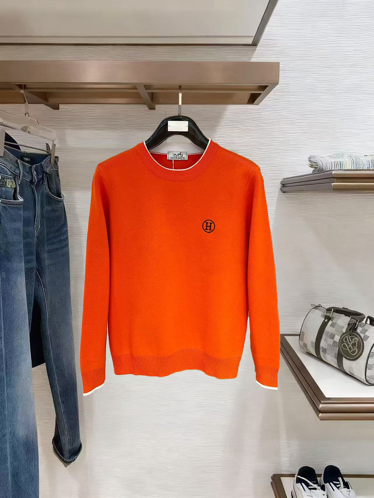 Hermès Basic Clothing Wool M-xl