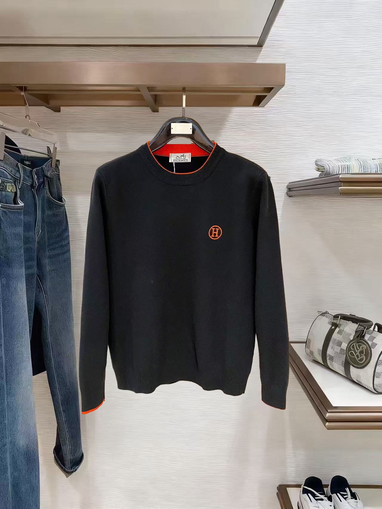 Hermès Basic Clothing Wool M-xl