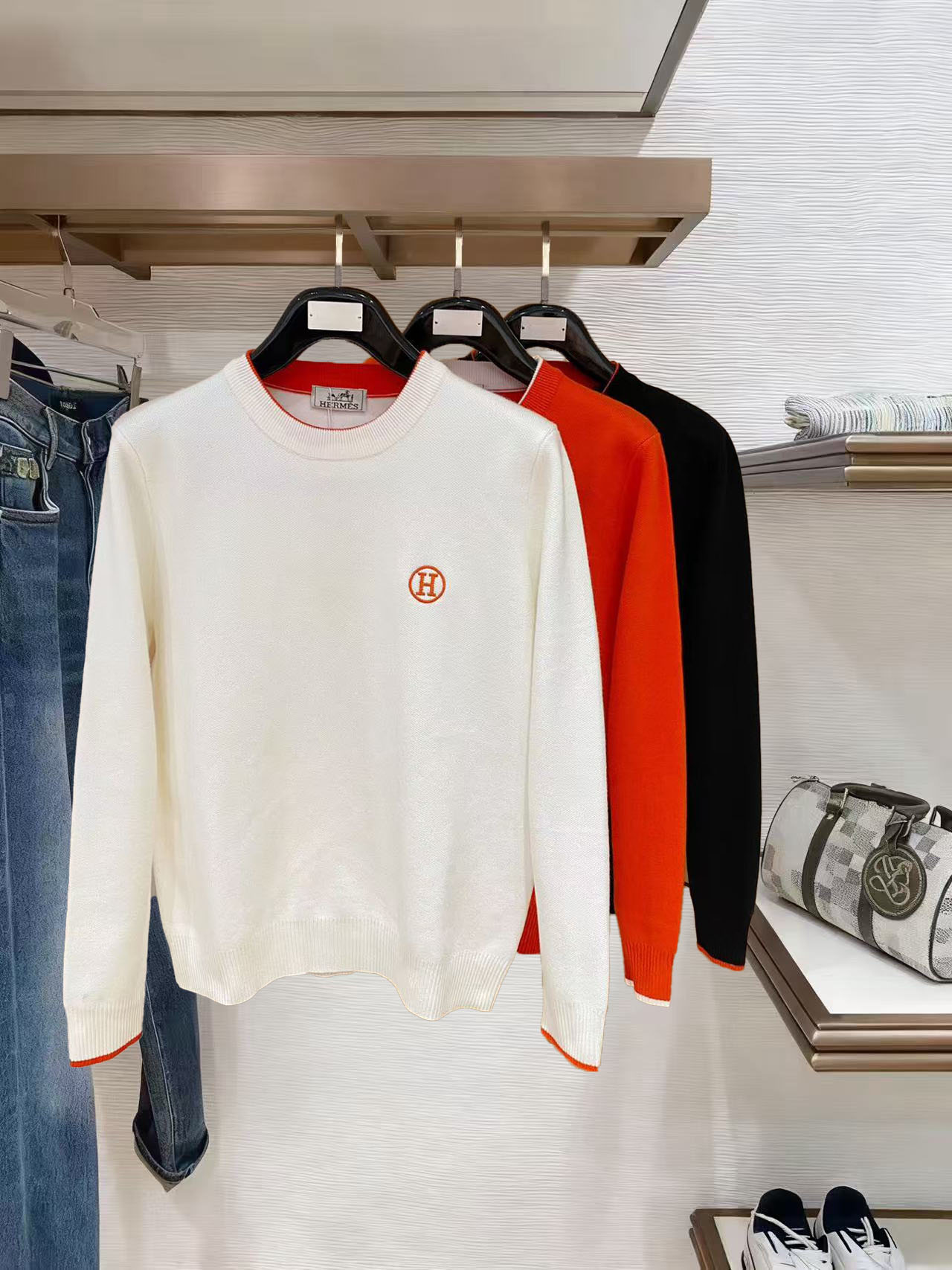 Hermès Basic Clothing Wool M-xl