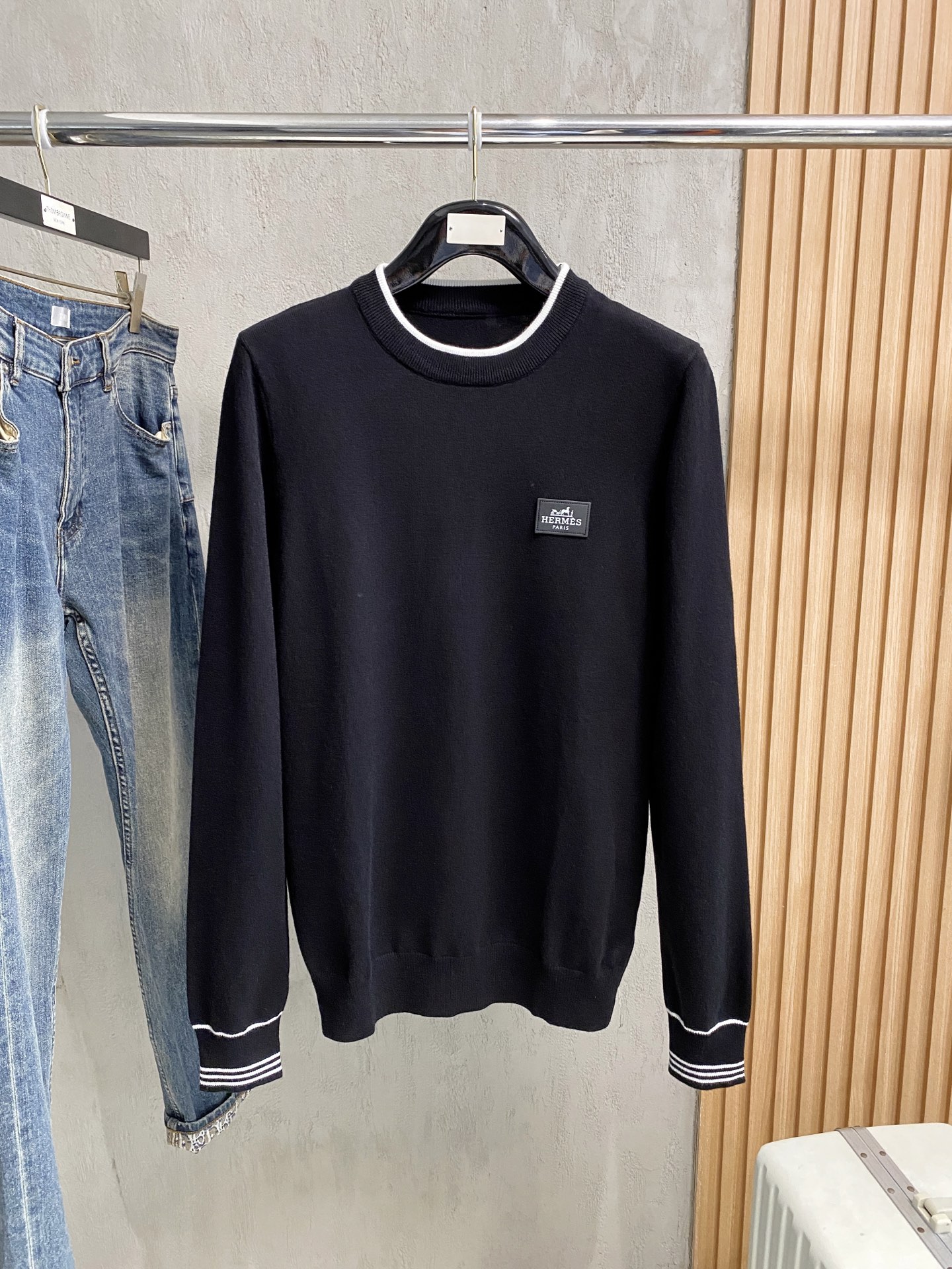 Hermès Basic Clothing Wool M-xl