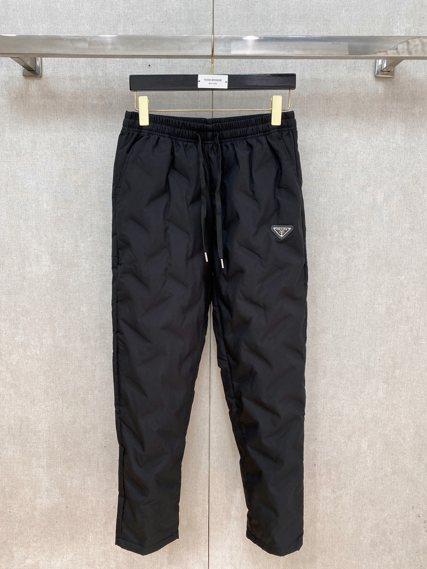 Prada Couple Basic Clothing White Duck Down Loose Fit M-xl