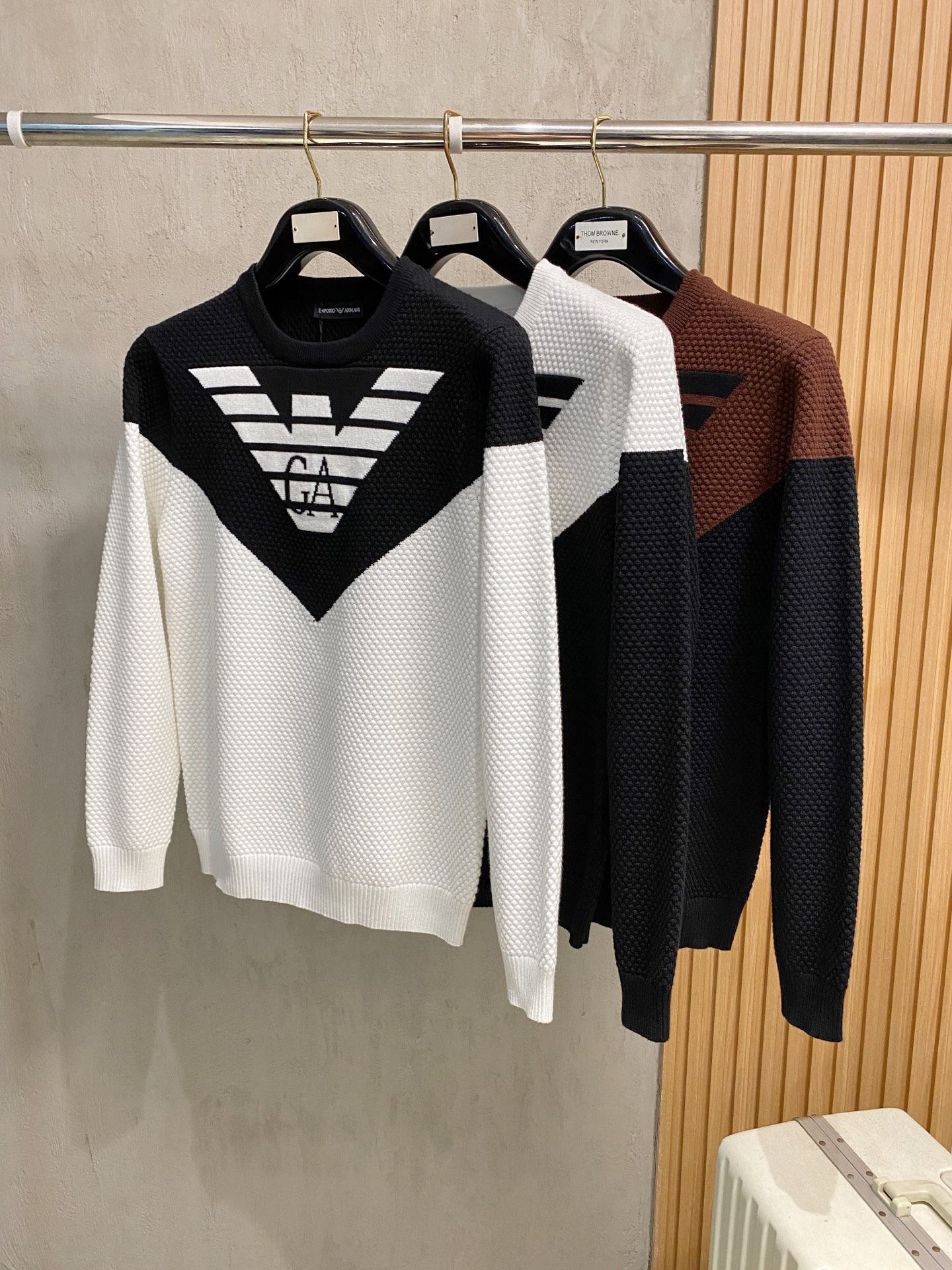Armani Basic Clothing Wool M-xl
