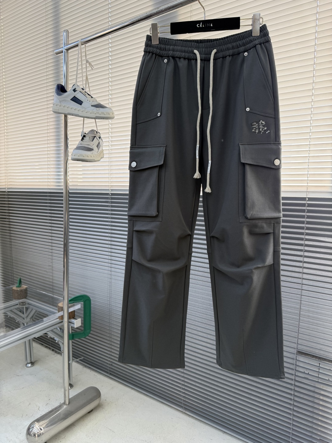 Balenciaga Sports Pants Gray M-l-xl
