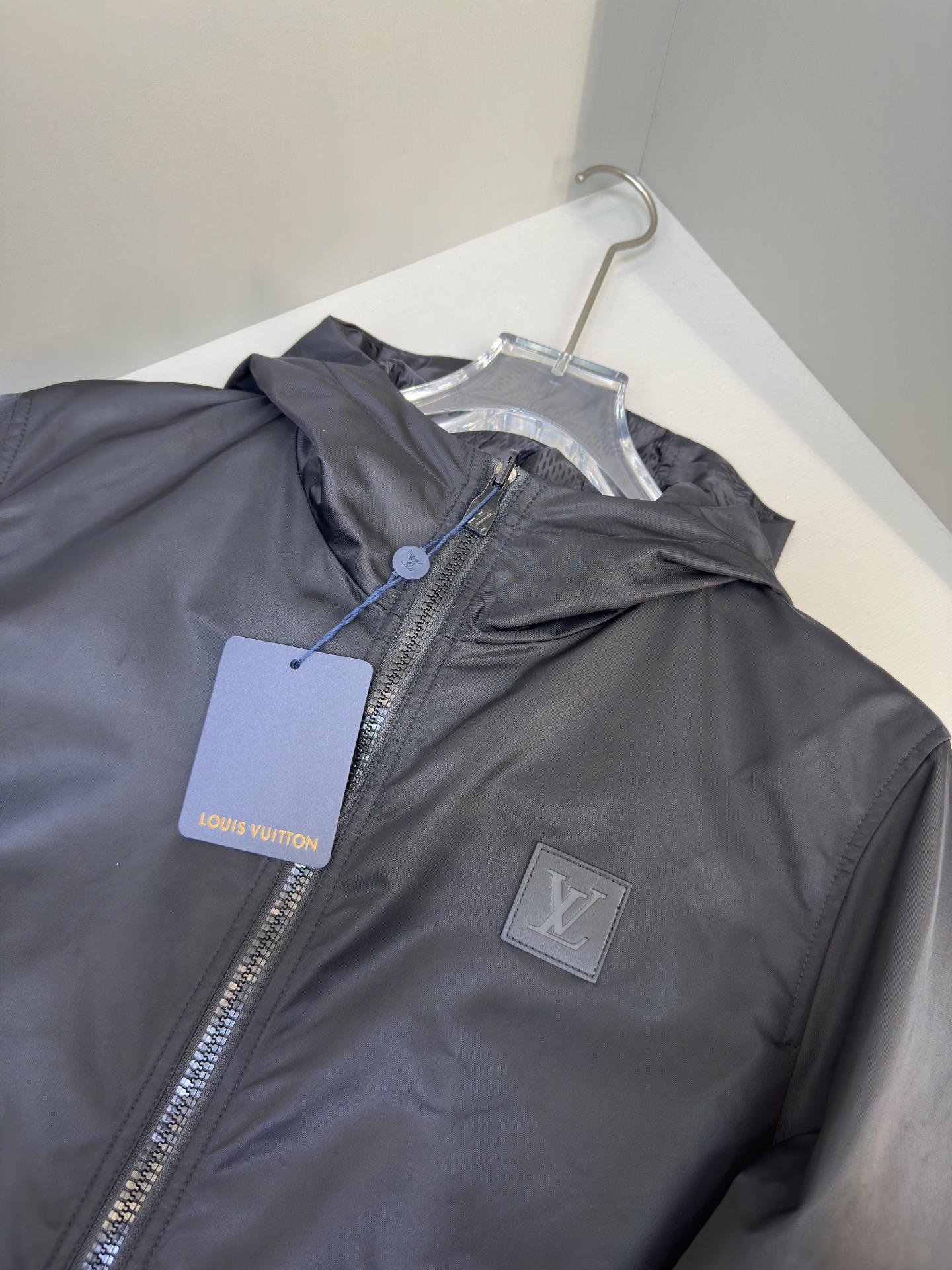 Louis Vuitton Male Jacket Black Plaid S-l