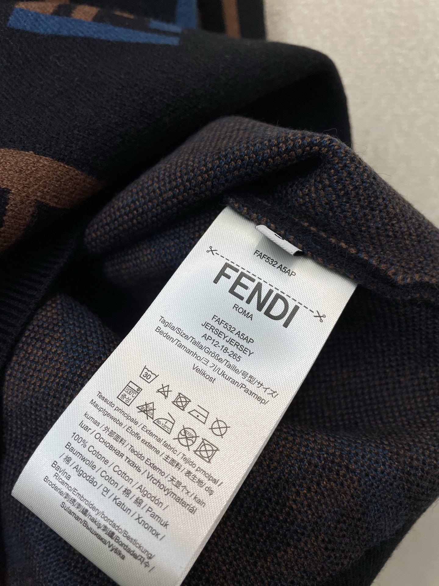 Fendi Male Basic Clothing S-xl