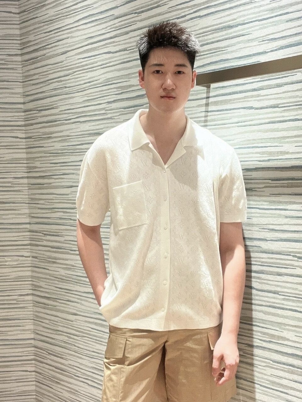 Louis Vuitton Shirt Cotton Loose Fit S-m-l
