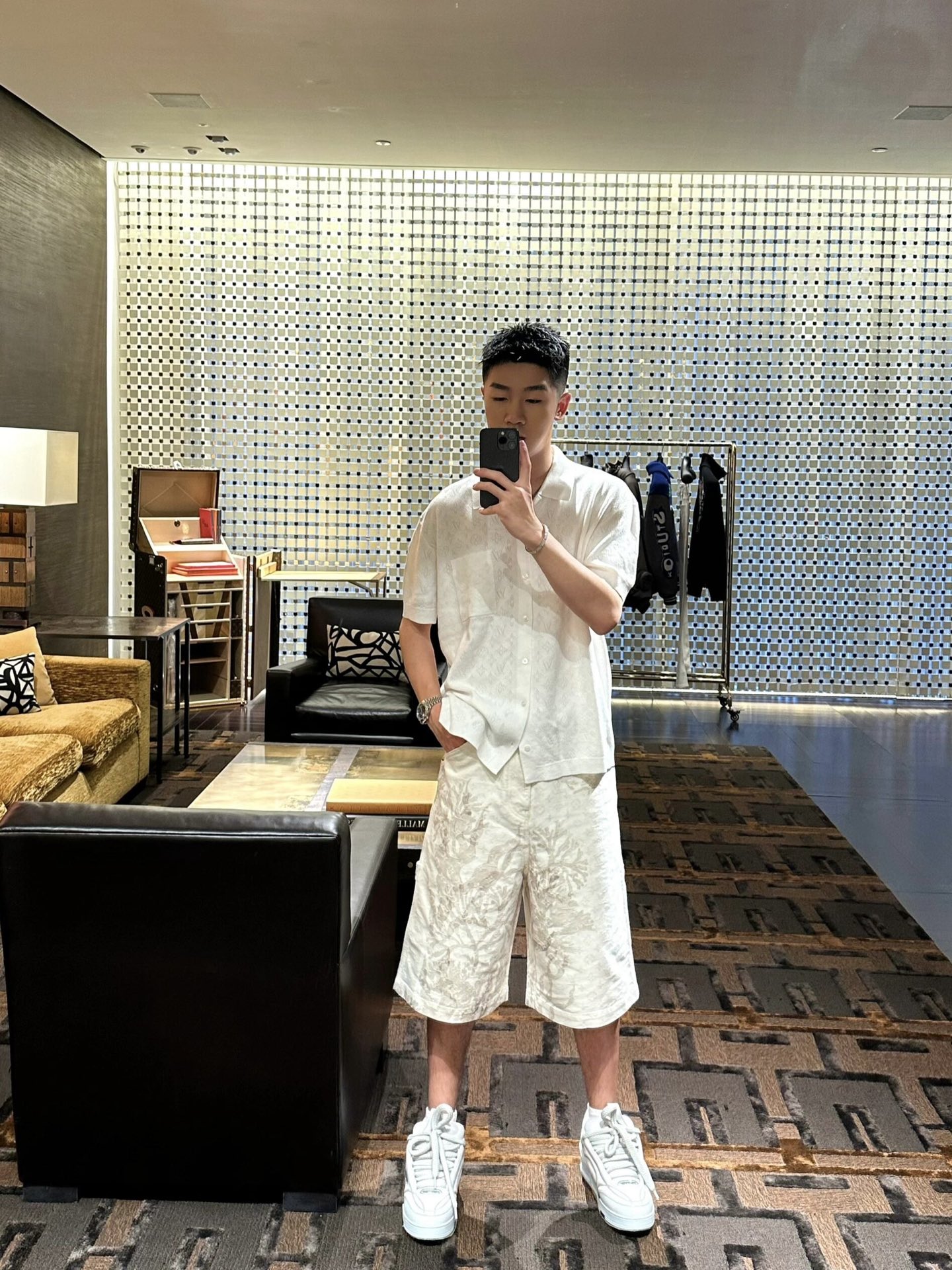 Louis Vuitton Shirt Cotton Loose Fit S-m-l