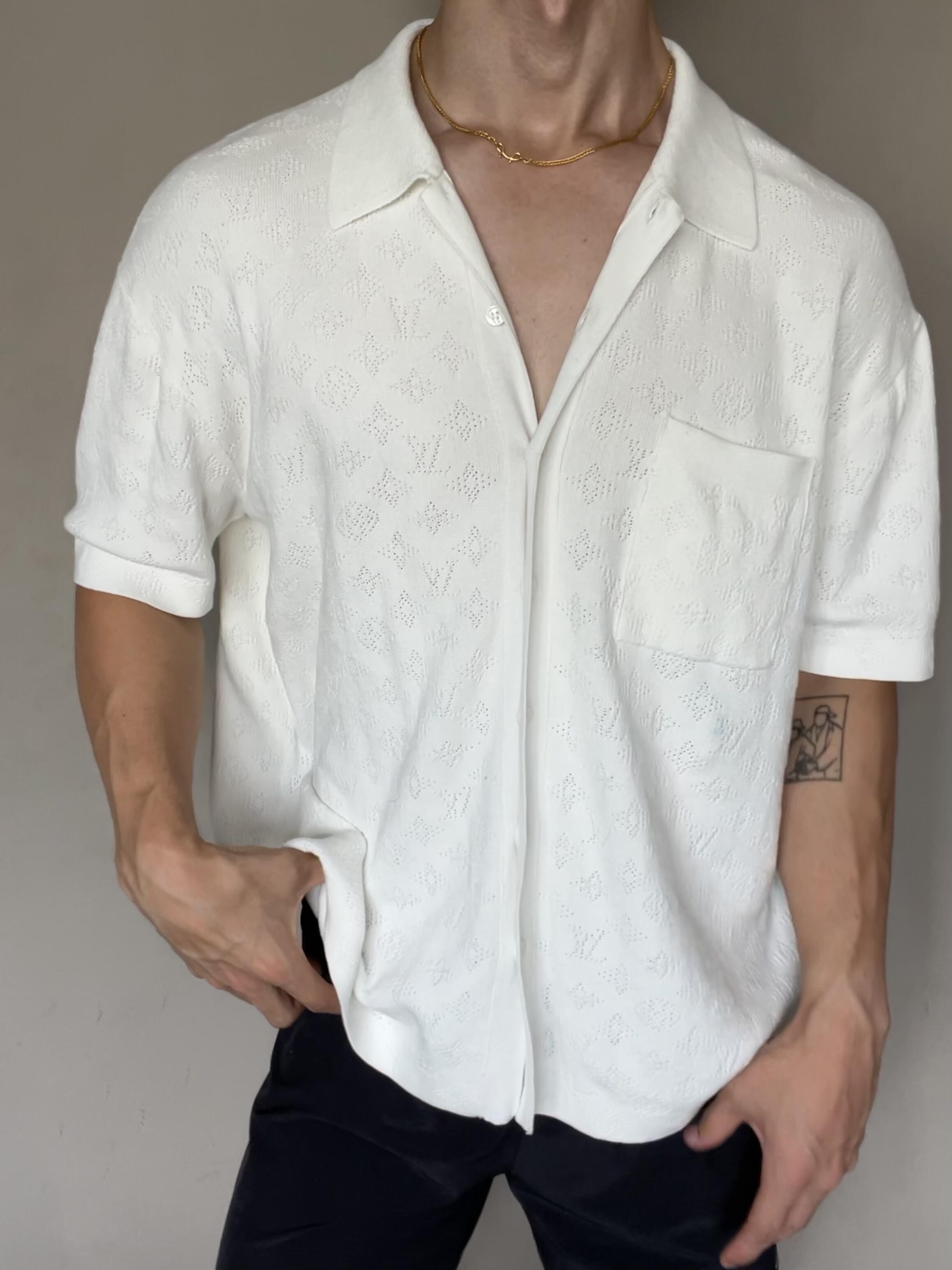 Louis Vuitton Shirt Cotton Loose Fit S-m-l