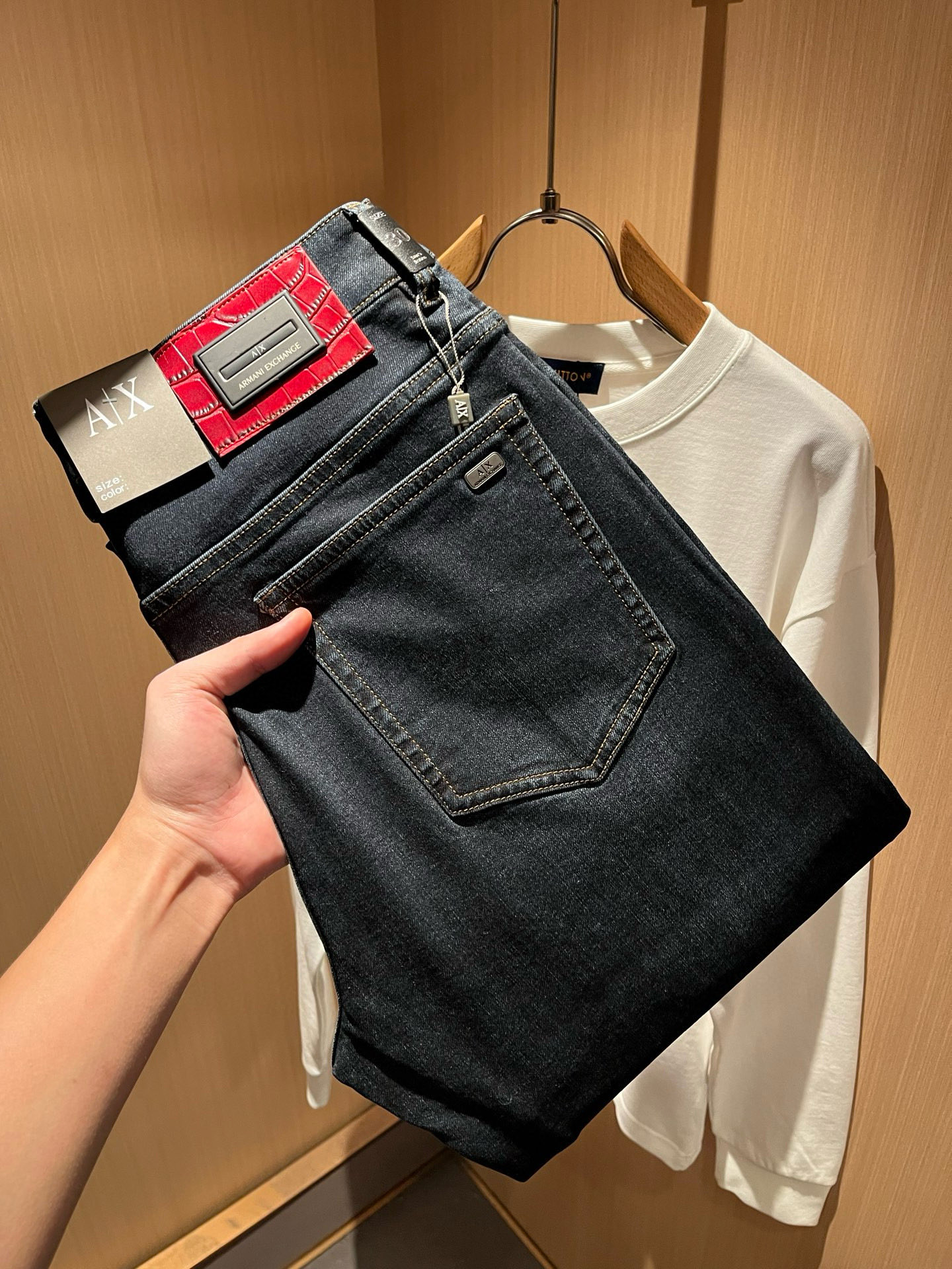 Armani Male Jeans Denim Slim Fit M-l