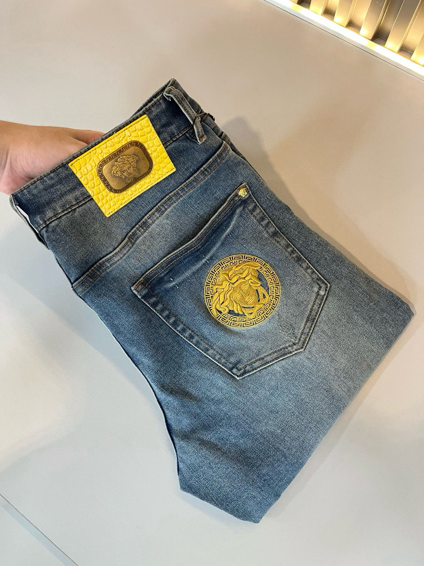 Versace Male Jeans Denim Slim Fit S-l