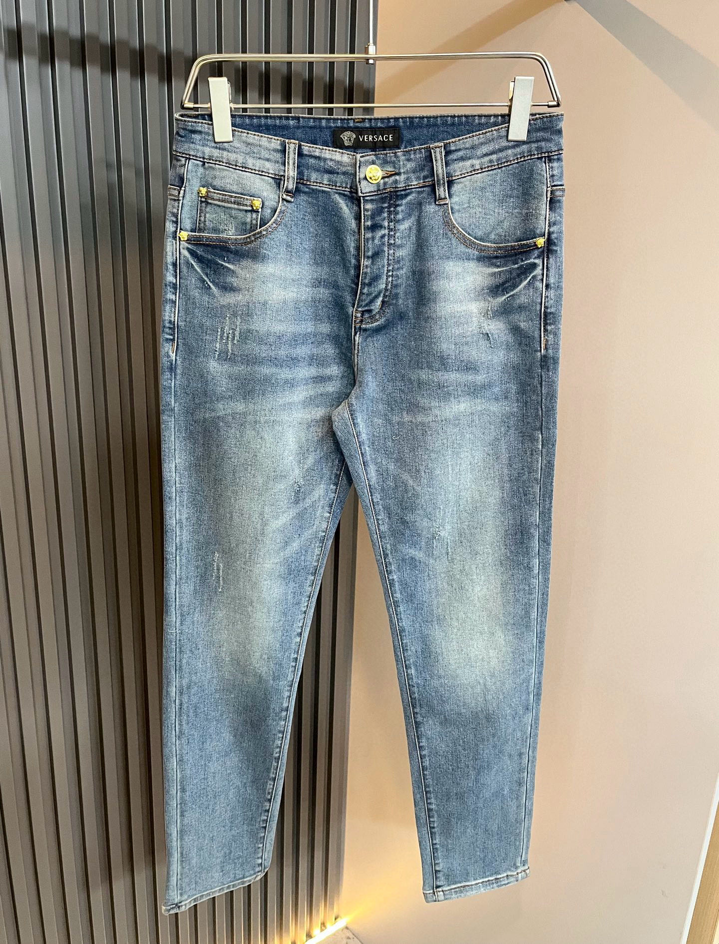 Versace Male Jeans Denim Slim Fit S-l