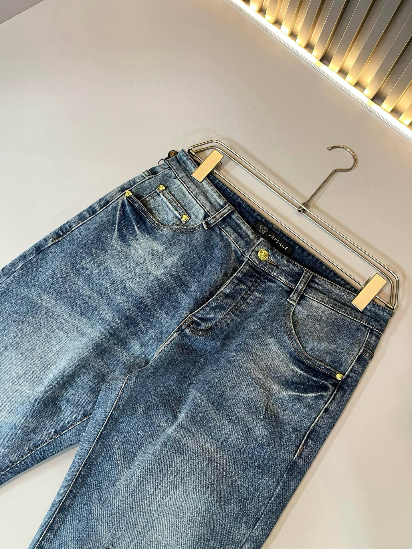 Versace Male Jeans Denim Slim Fit S-l