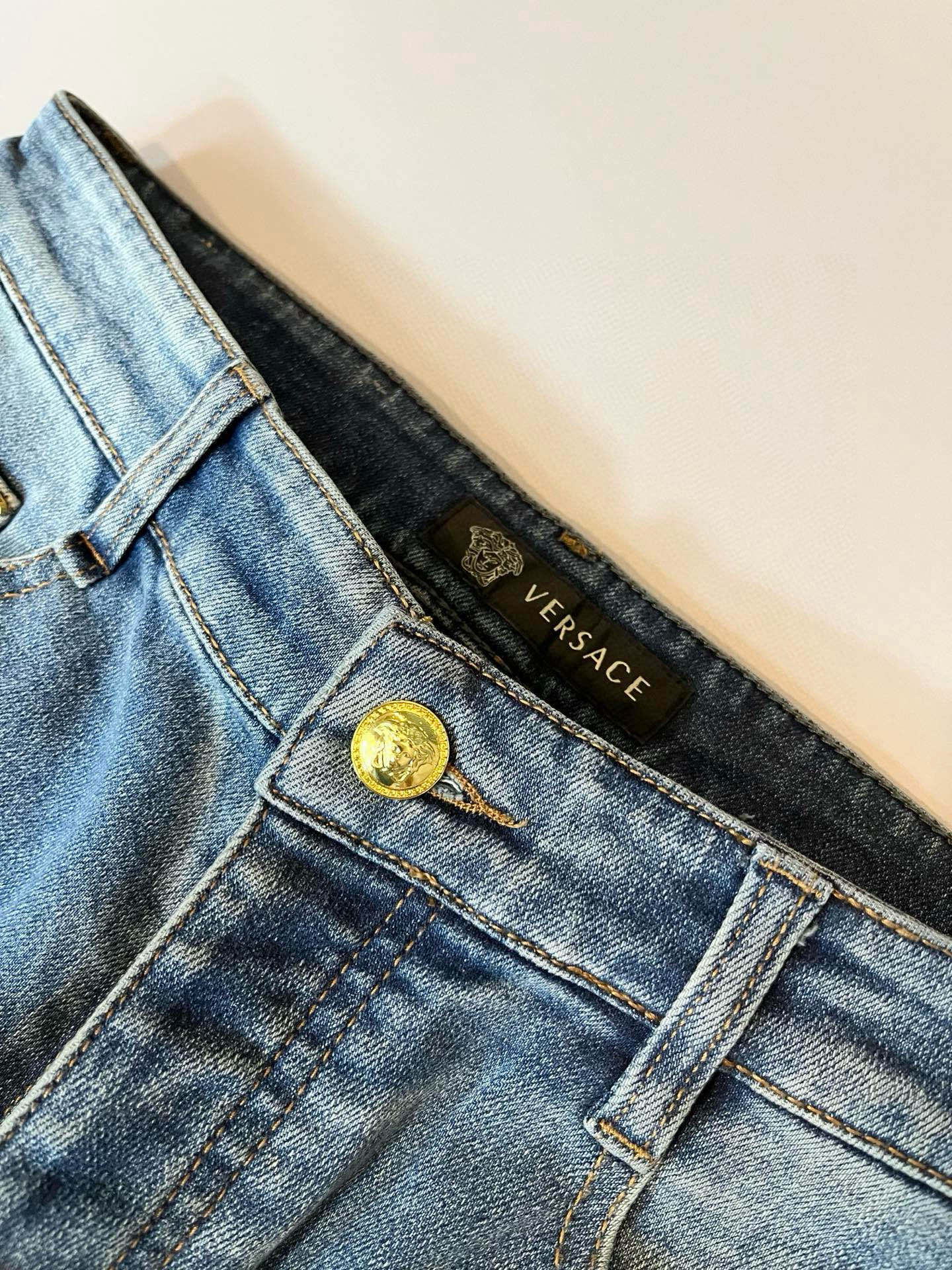 Versace Male Jeans Denim Slim Fit S-l
