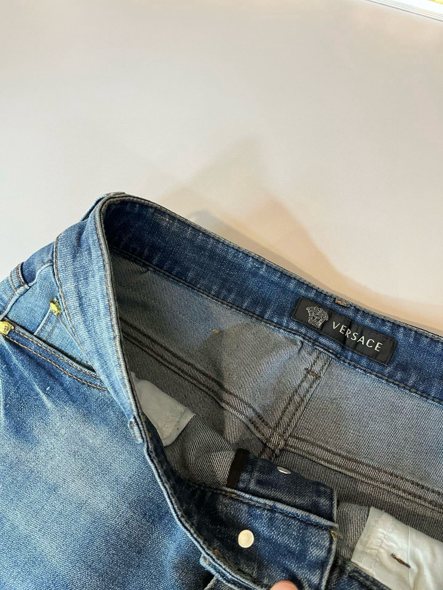 Versace Male Jeans Denim Slim Fit S-l
