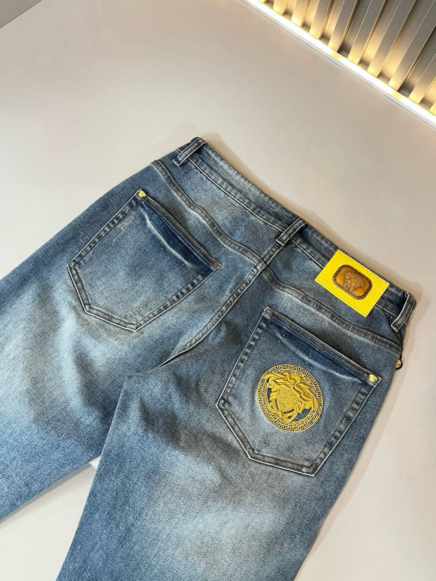 Versace Male Jeans Denim Slim Fit S-l