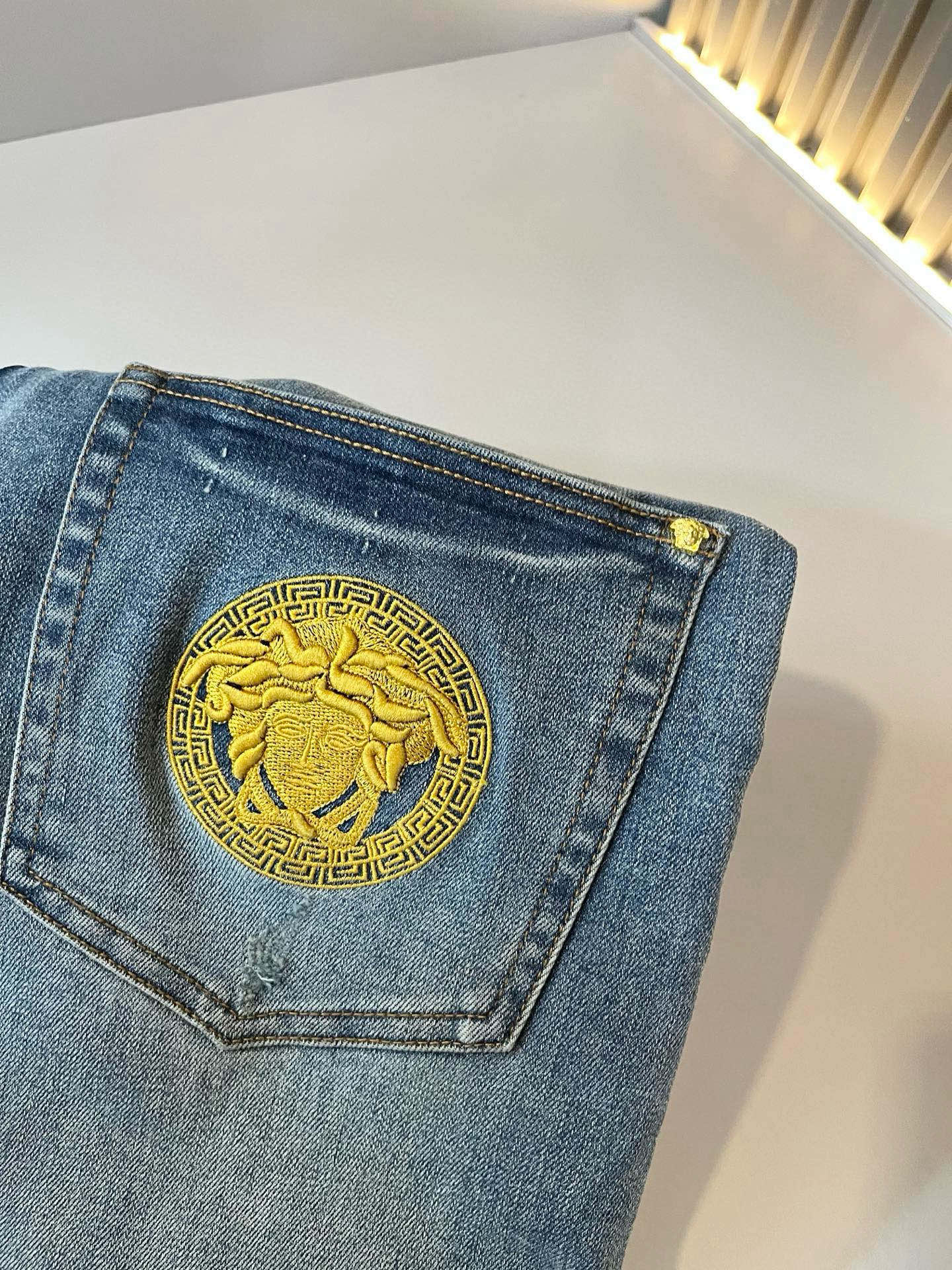 Versace Male Jeans Denim Slim Fit S-l
