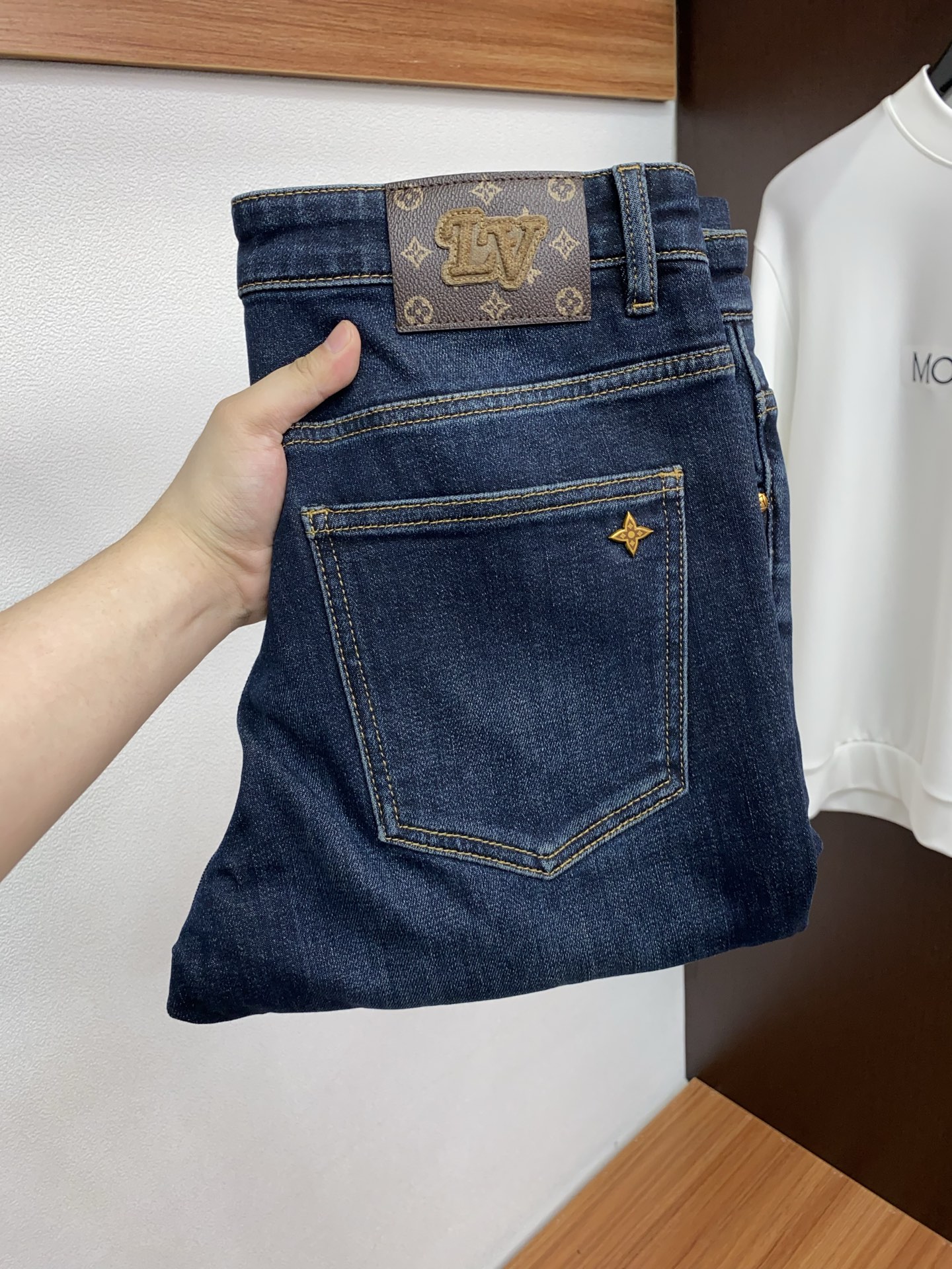 Louis Vuitton Jeans Knitted Slim Fit