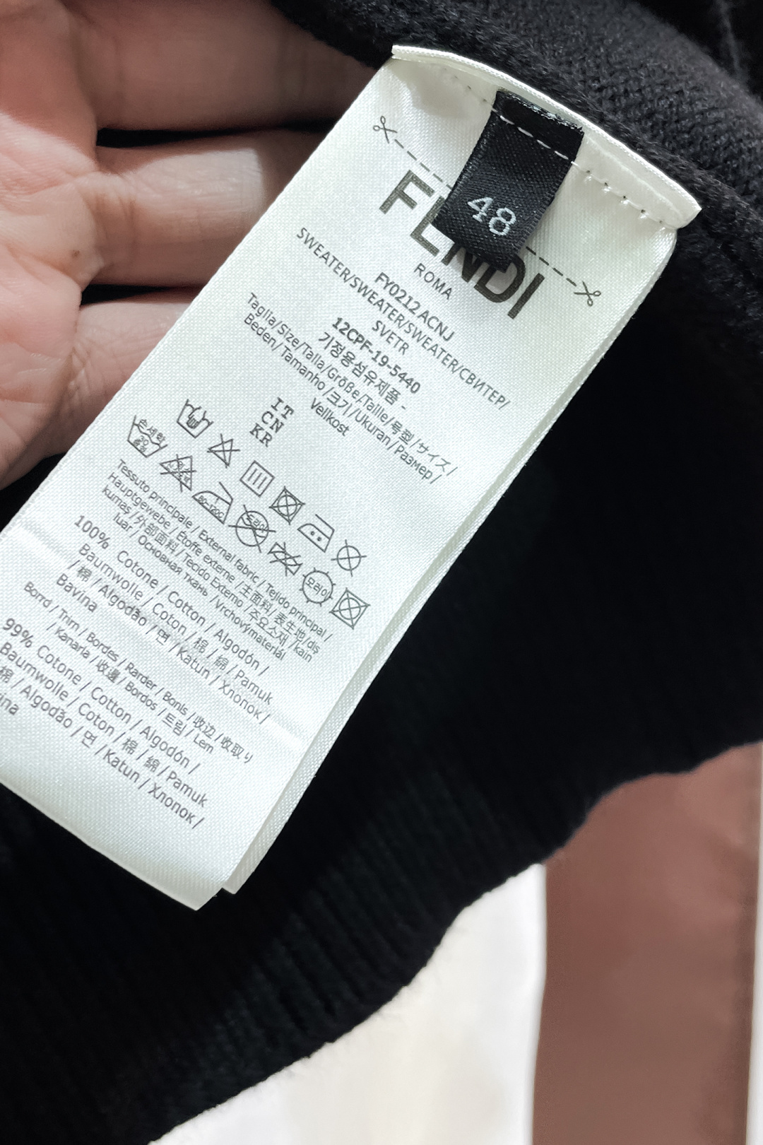 Fendi Male Basic Clothing S-xl