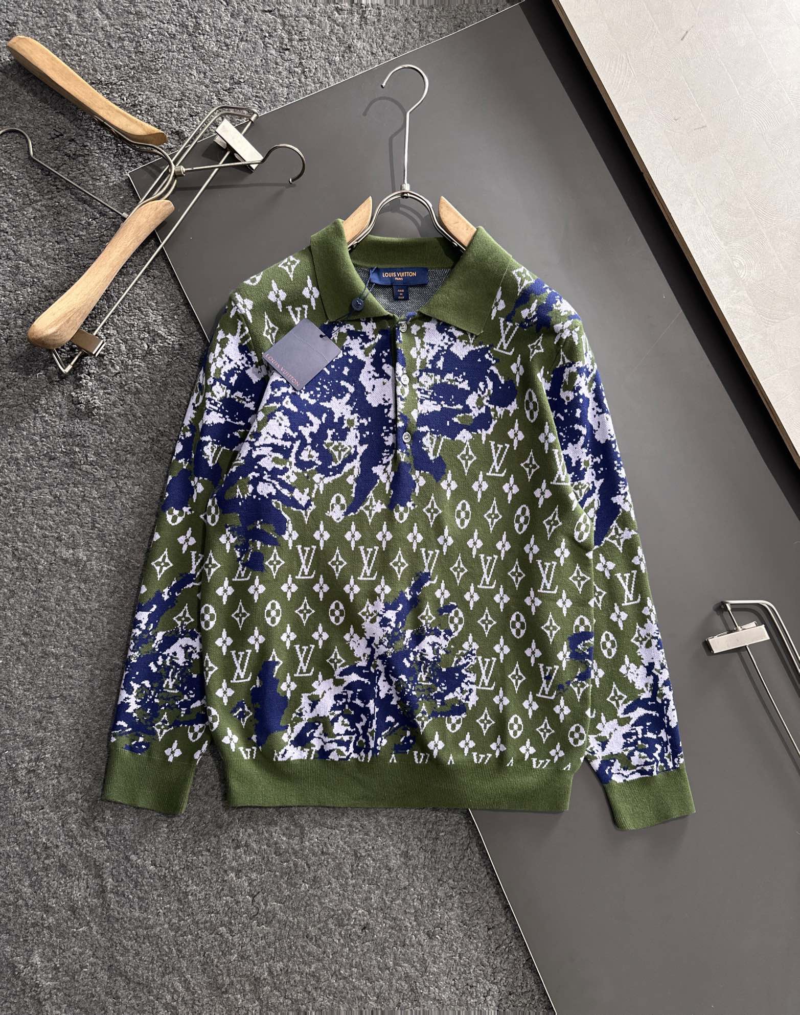 Louis Vuitton Basic Clothing Cotton Blue S-m-l-xxl