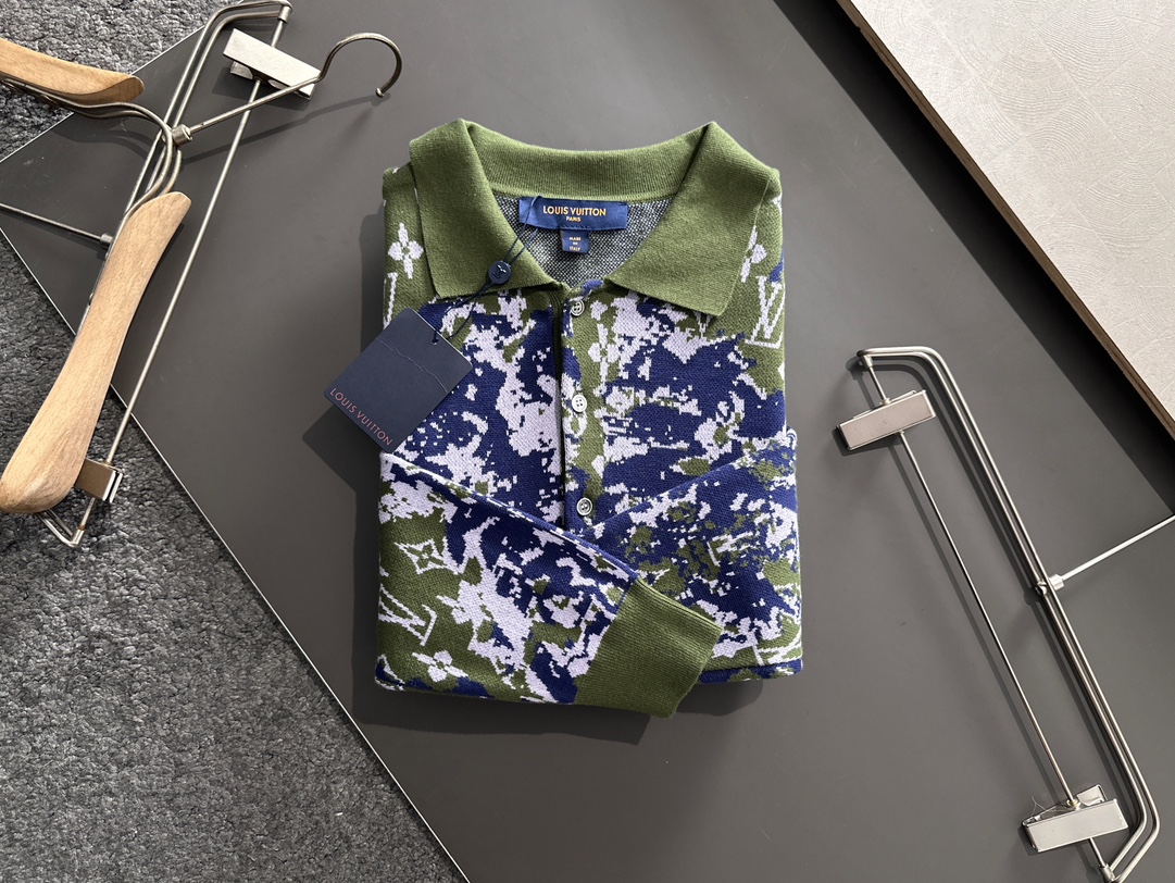 Louis Vuitton Basic Clothing Cotton Blue S-m-l-xxl