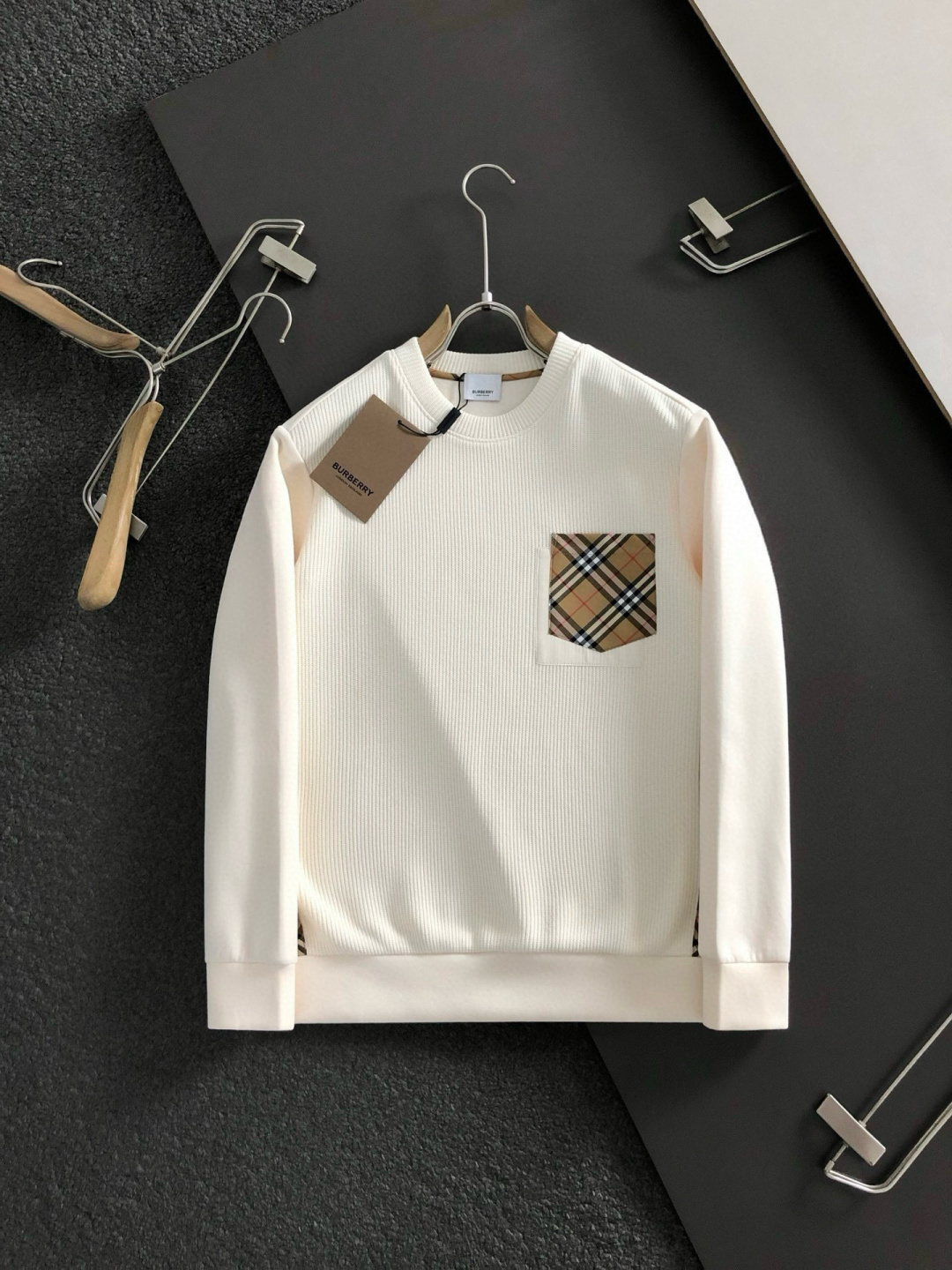 Burberry Hoodie Knitted Fleece Lined M-l-xl-xxl-xxxl