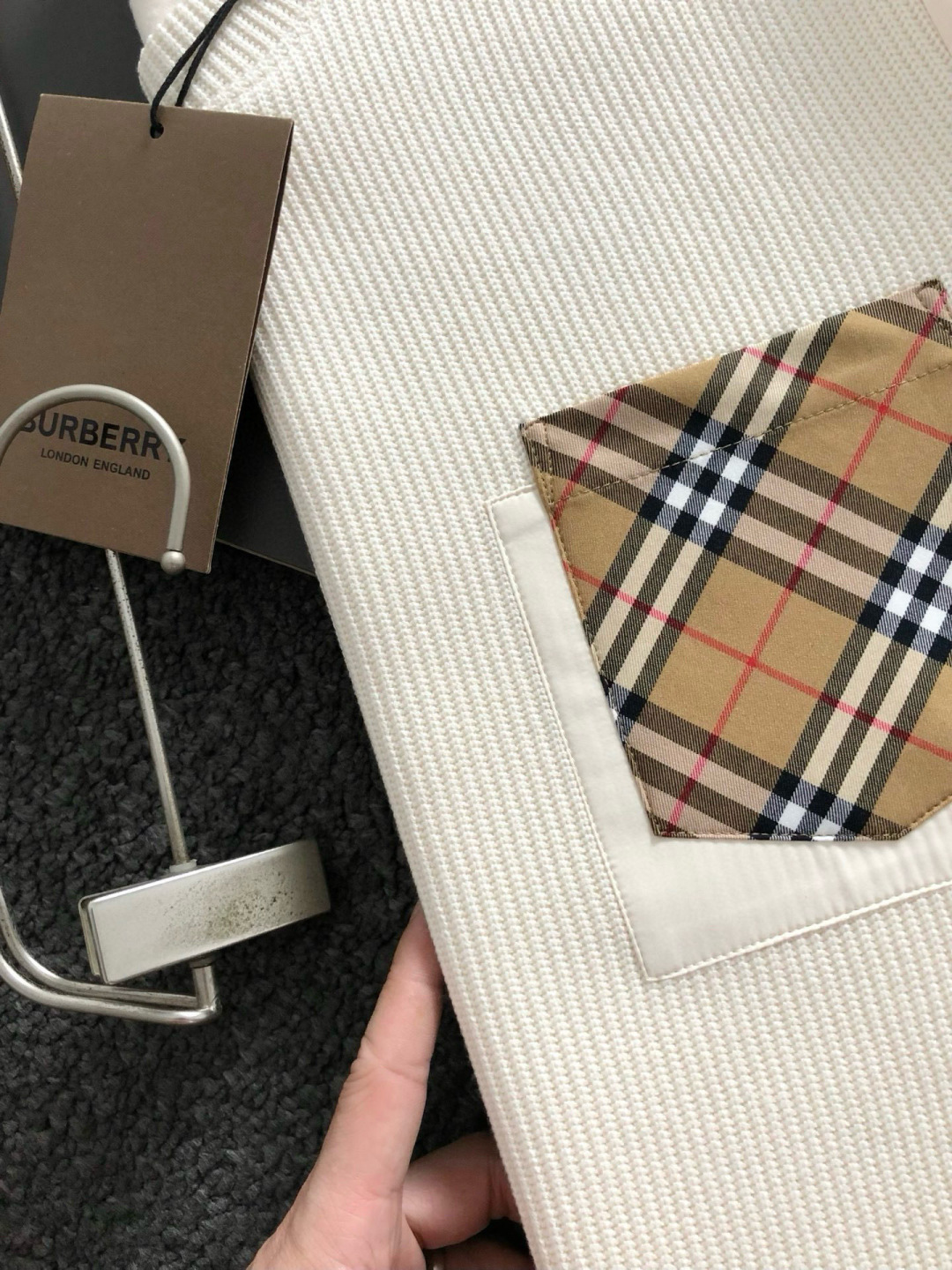 Burberry Hoodie Knitted Fleece Lined M-l-xl-xxl-xxxl