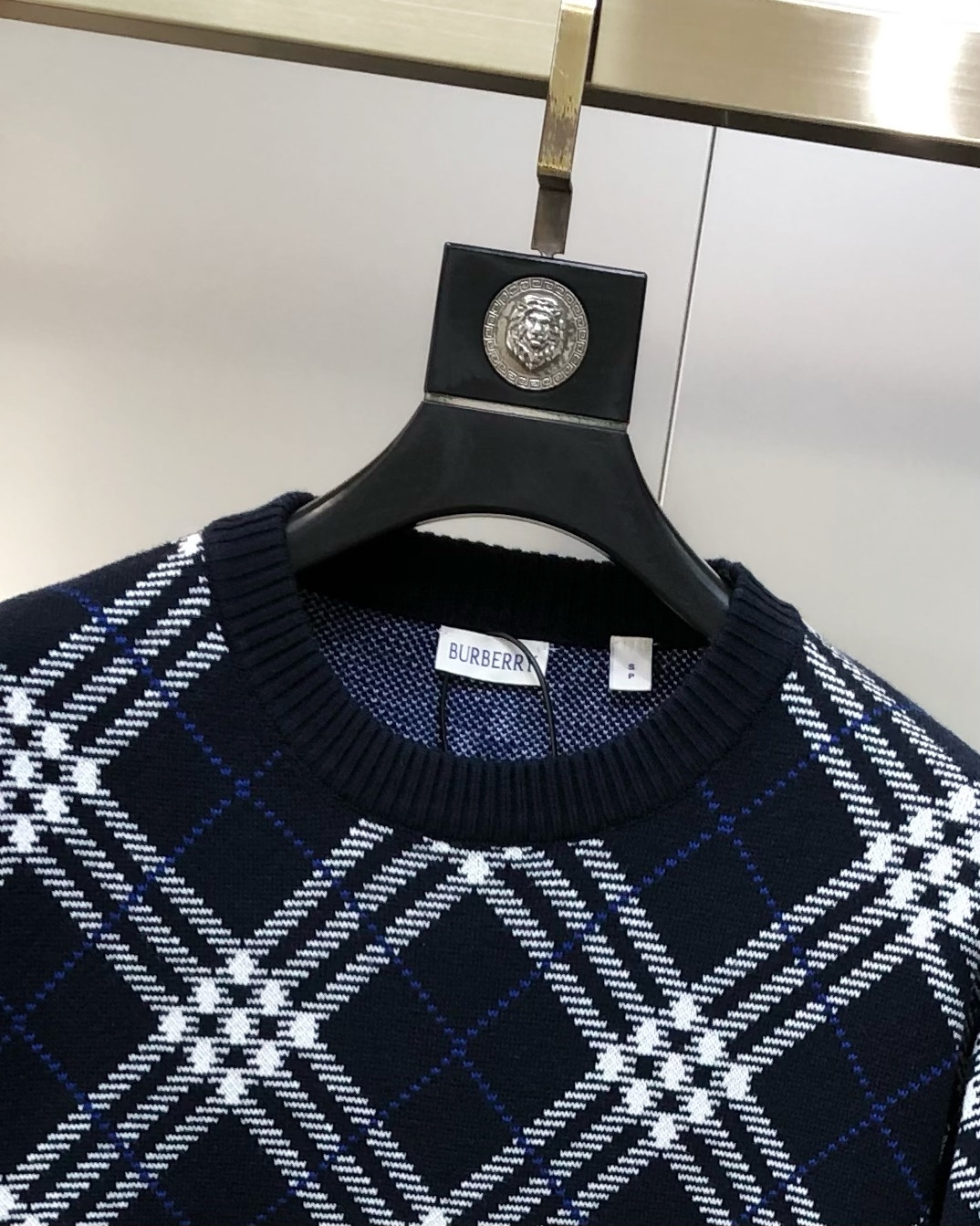 Burberry Male Basic Clothing Cotton Blue Plaid S-m-l
