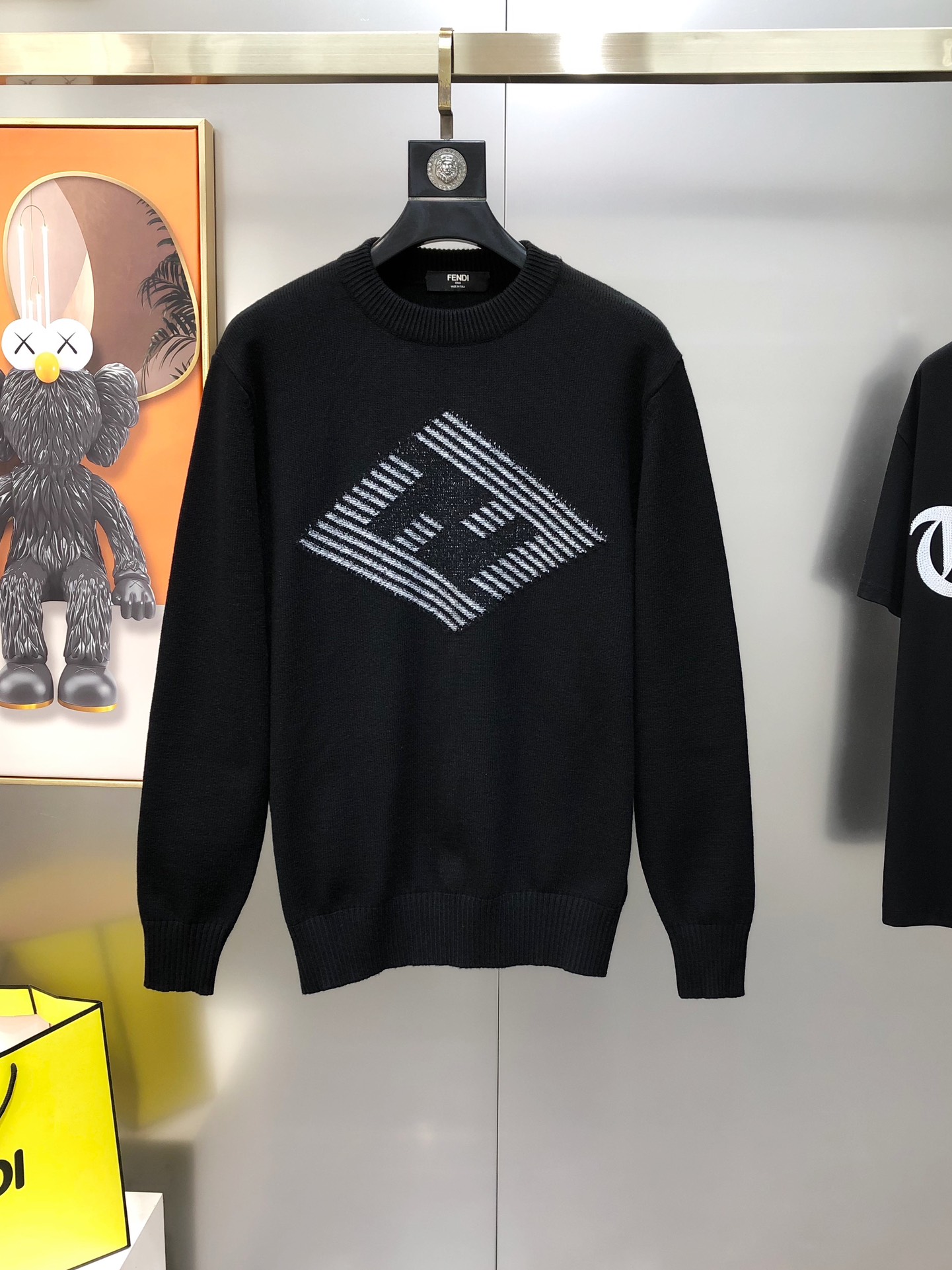 Fendi Male Basic Clothing Cotton Black M-l-xl