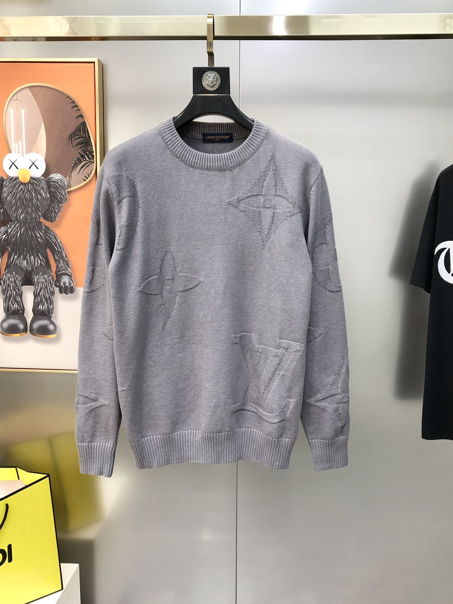 Louis Vuitton Male Basic Clothing Cotton Black M-l-xl