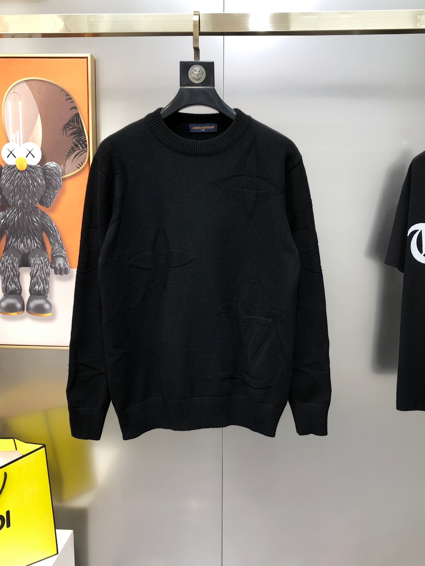 Louis Vuitton Male Basic Clothing Cotton Black M-l-xl