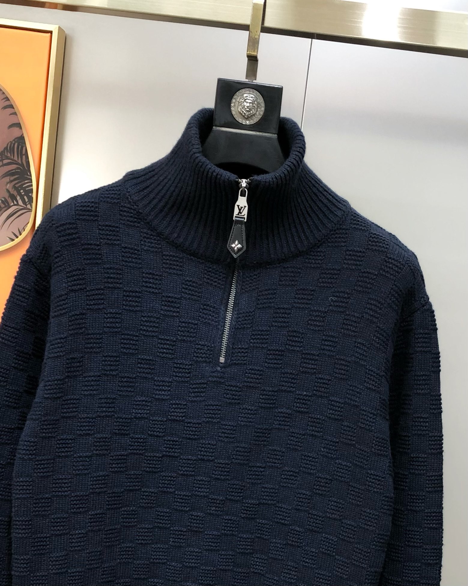 Louis Vuitton Male Basic Clothing Cotton Blue S-l-xl