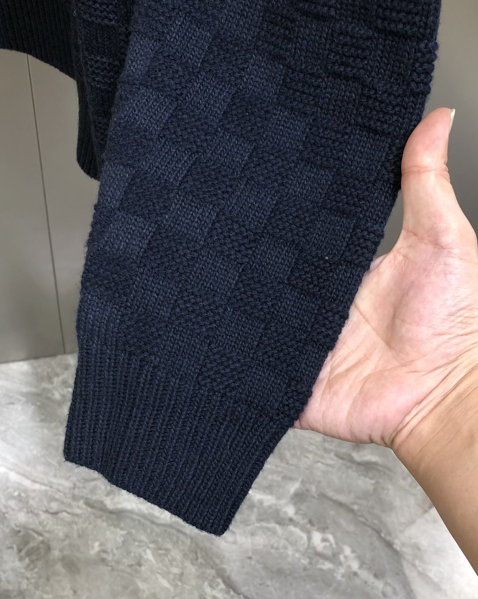 Louis Vuitton Male Basic Clothing Cotton Blue S-l-xl