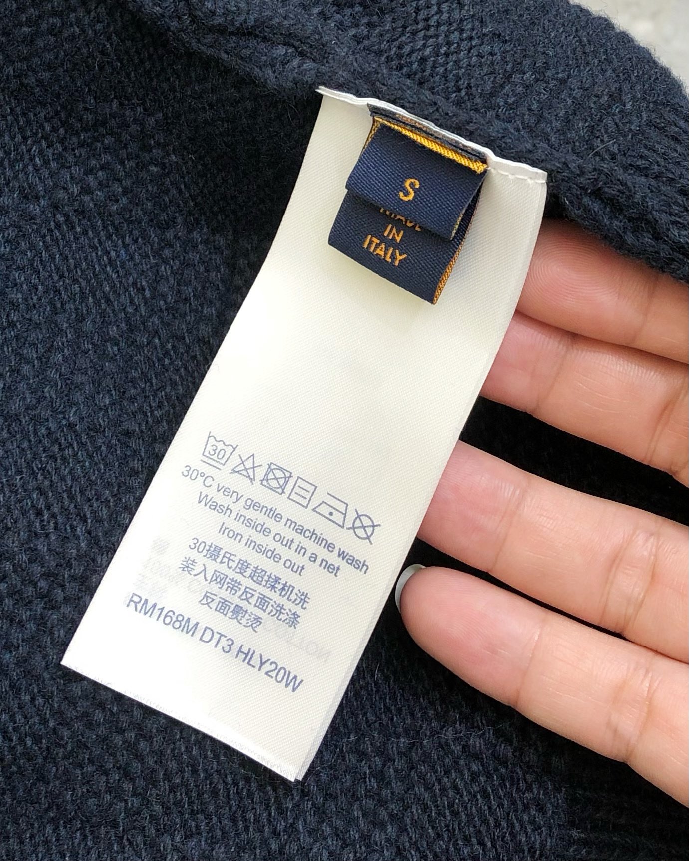 Louis Vuitton Male Basic Clothing Cotton Blue S-l-xl