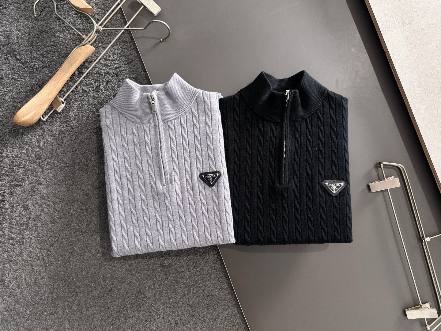 Prada Couple Basic Clothing Wool S-m-l-xxxl