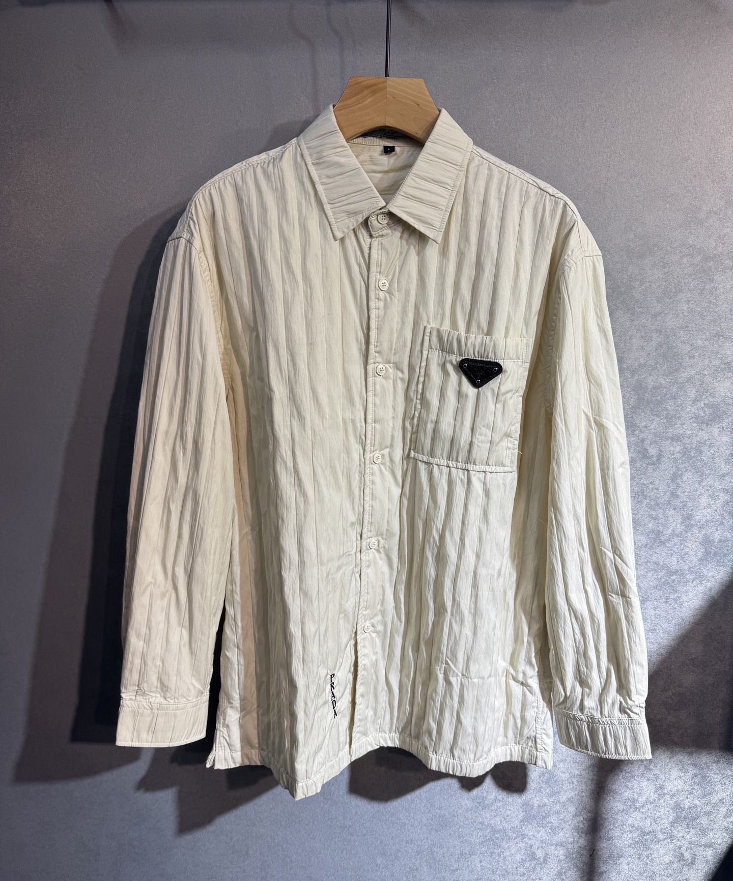 Prada Shirt Cotton Black M-l-xl